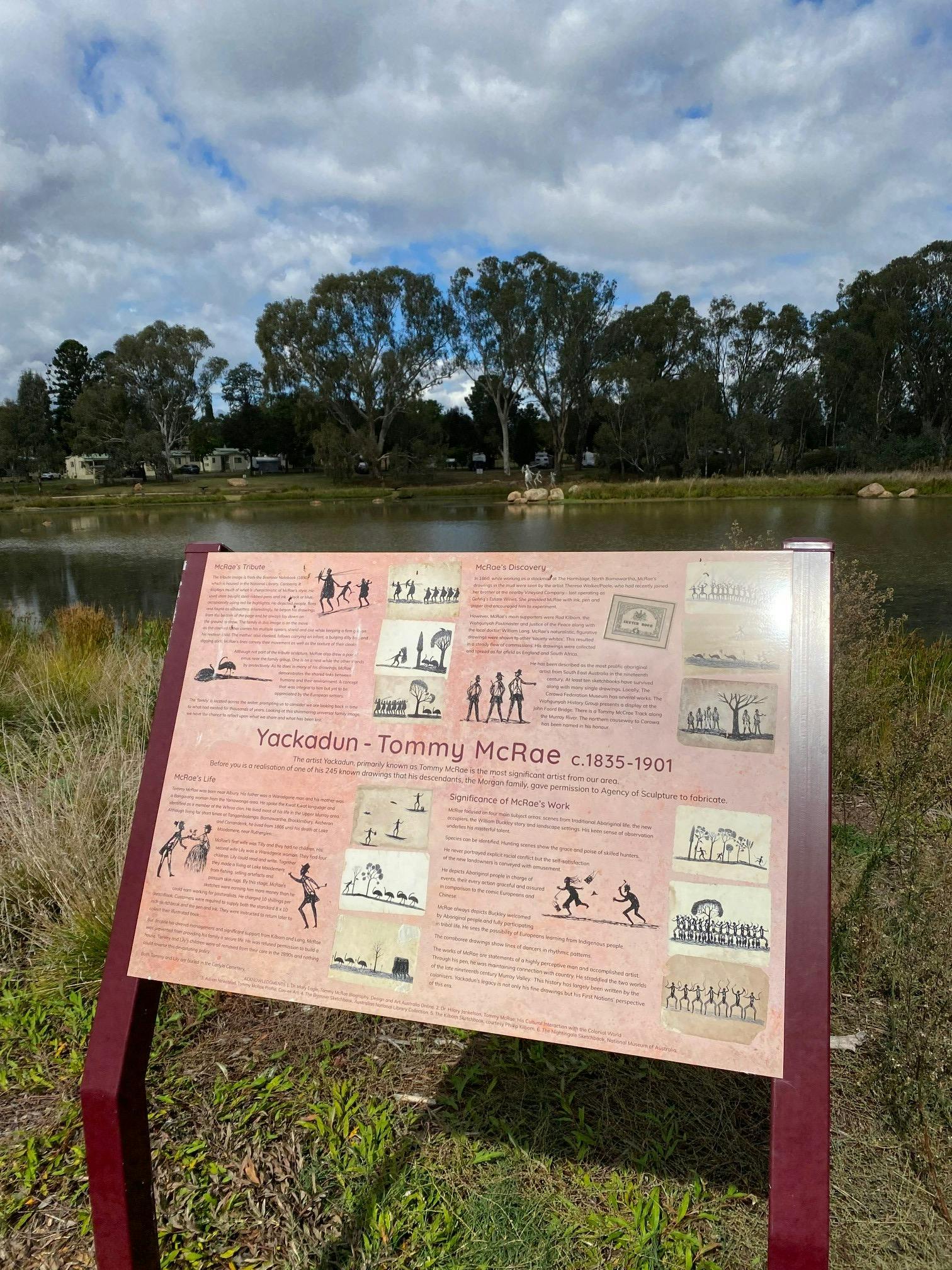 Tommy McRae Tribute Sign