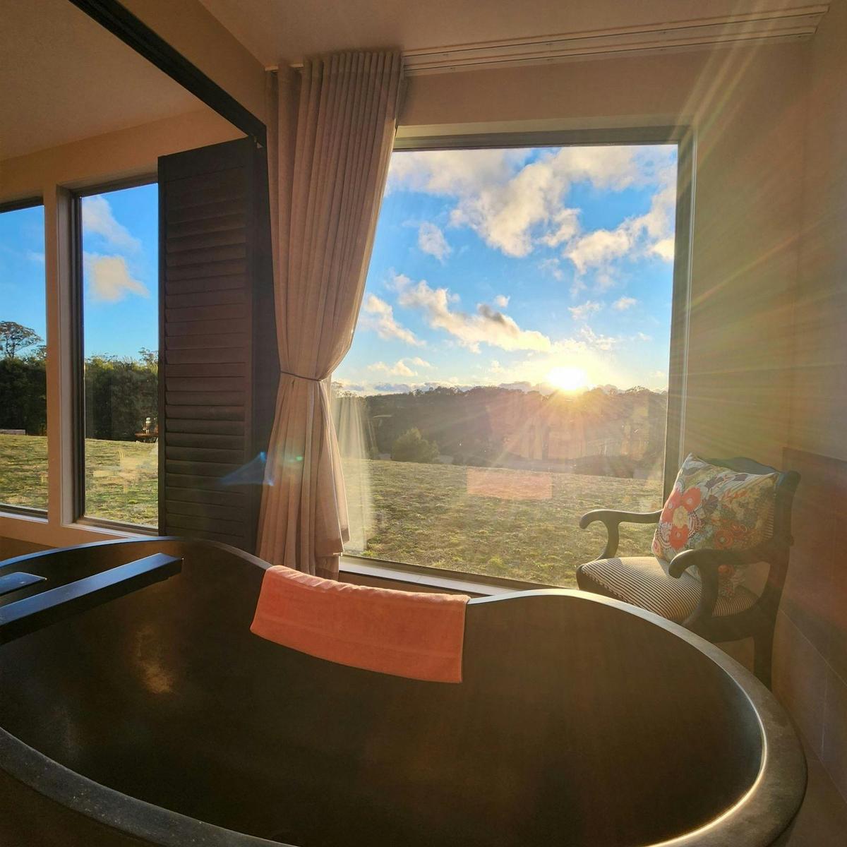 Soak up the views and bath in the natural light