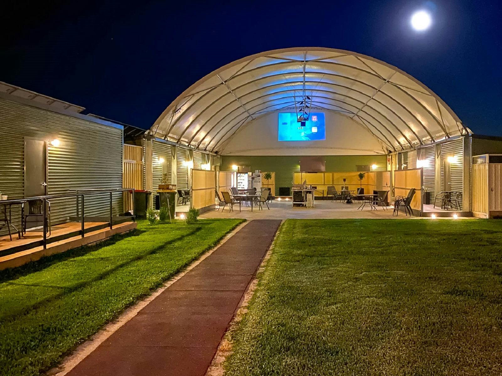 Barbecue and television Area