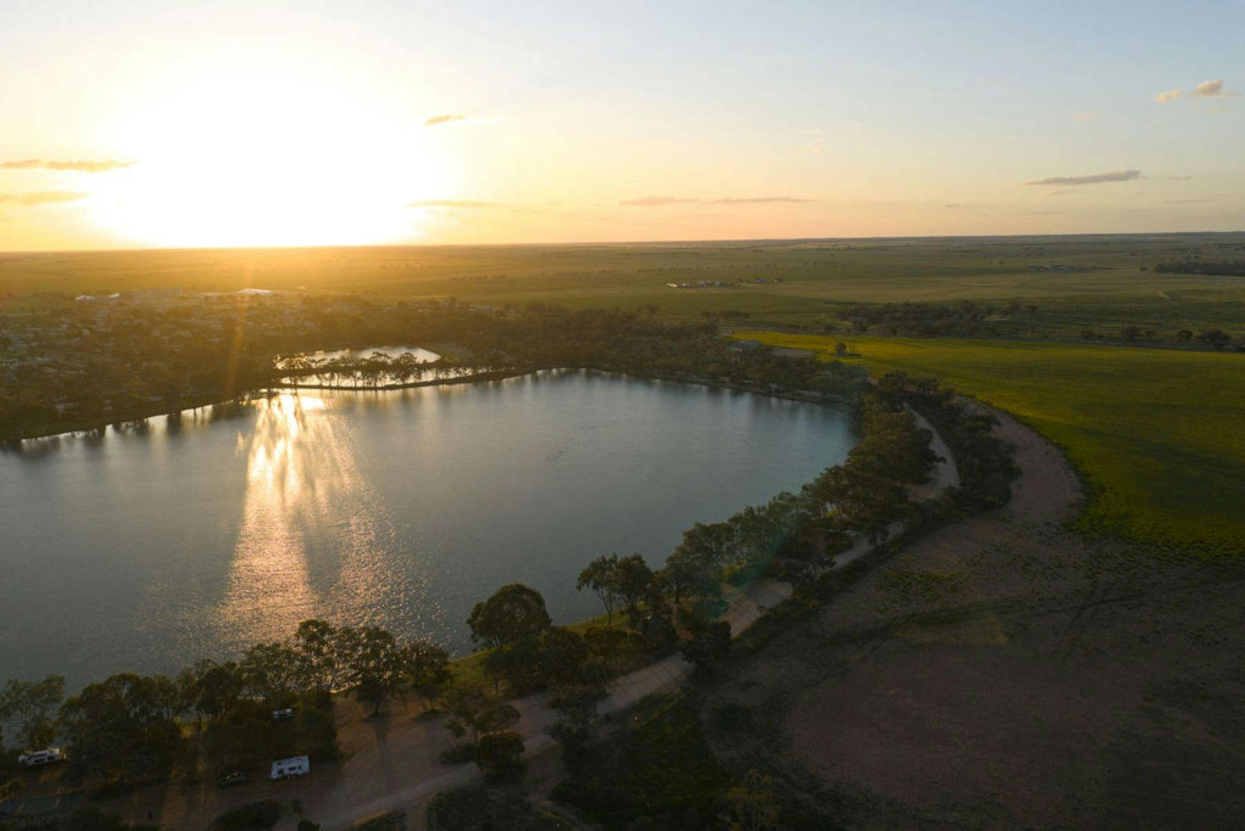 Aerial View of Lake Lascelles