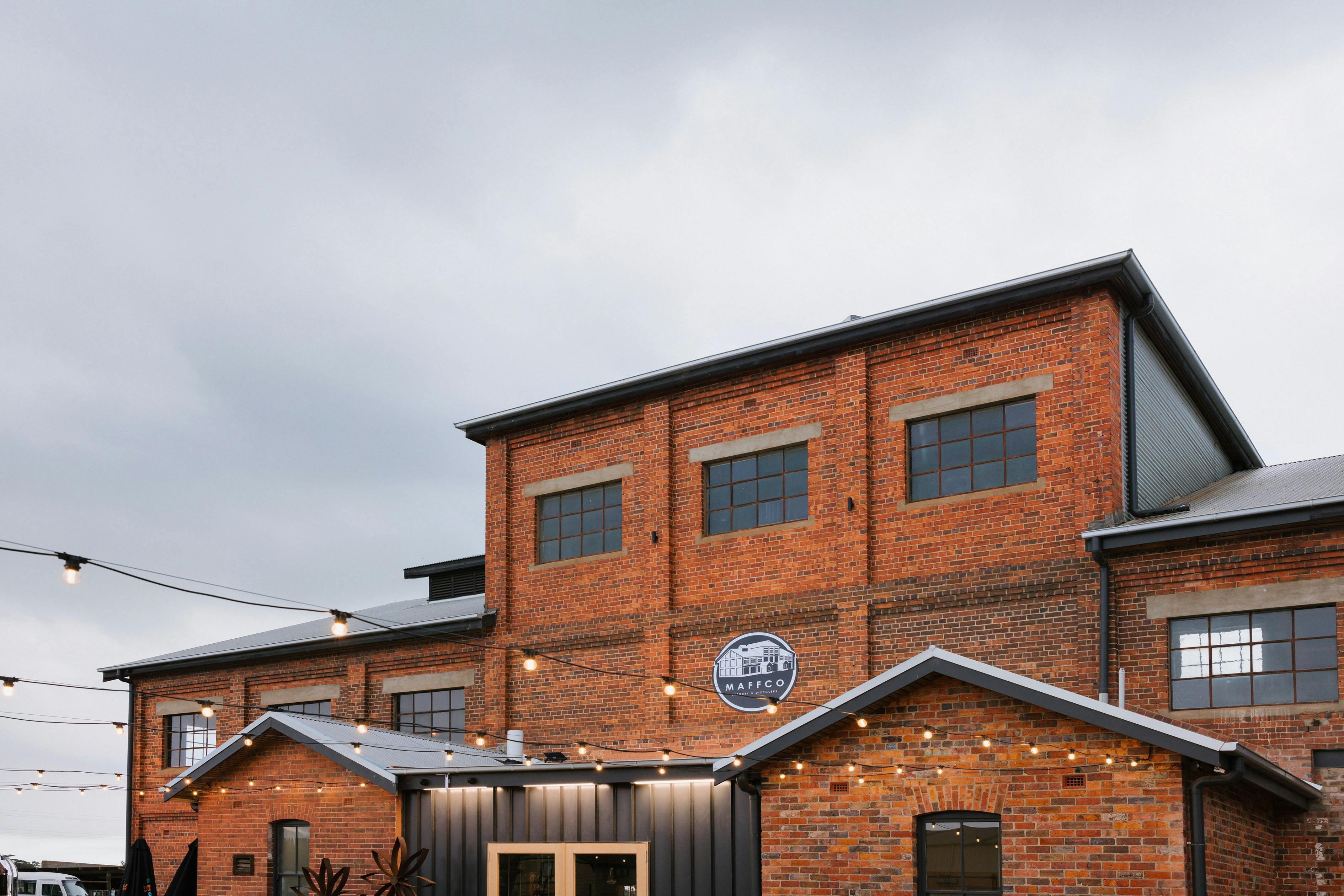 Outside of beer hall