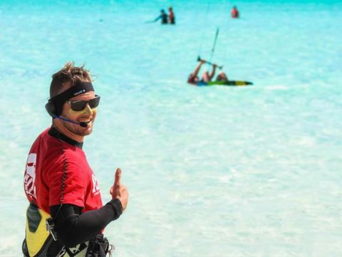Private Kitesurfing Lesson with Audio Headset Coaching