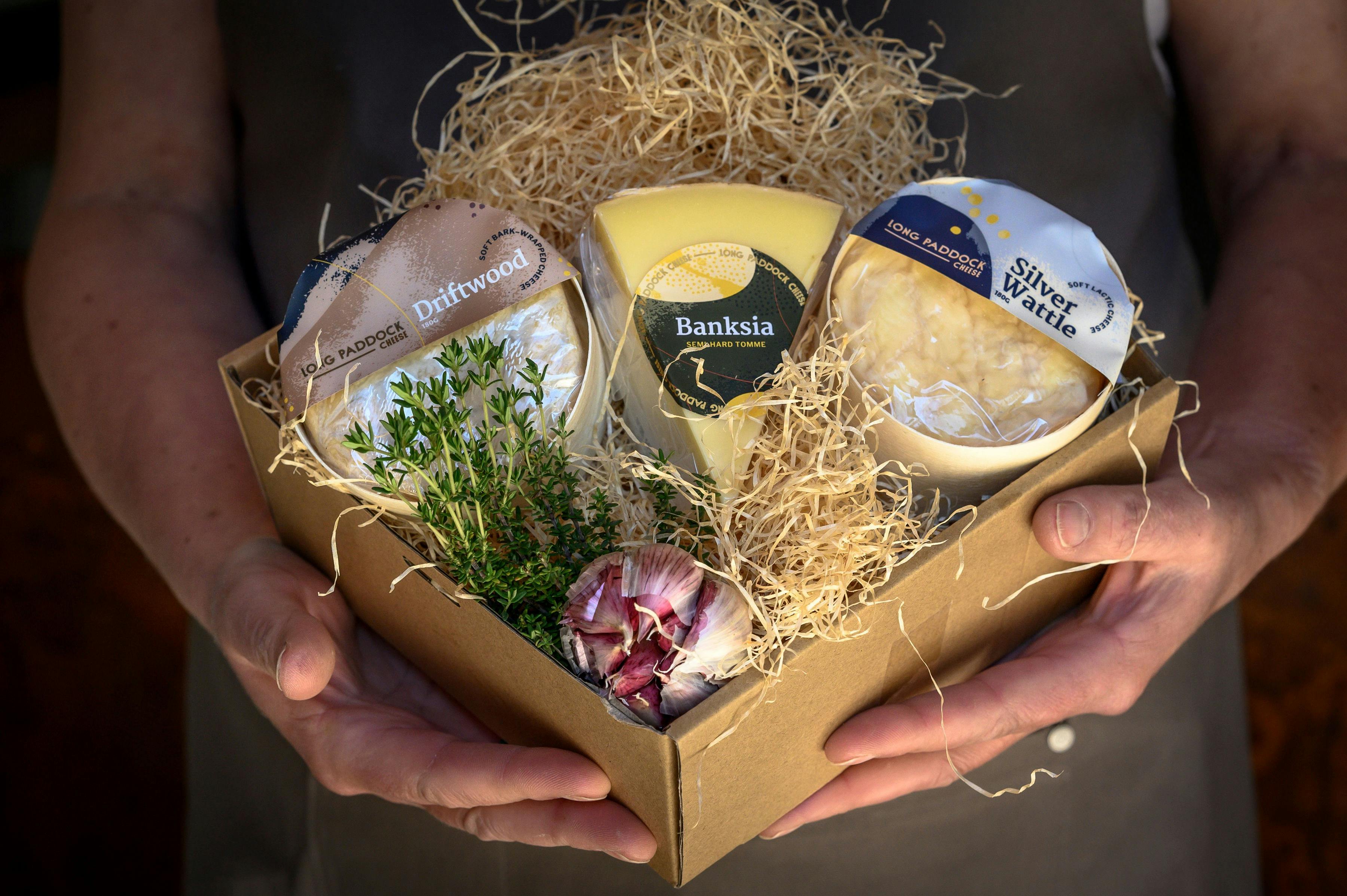 Long Paddock Cheese gift boxes