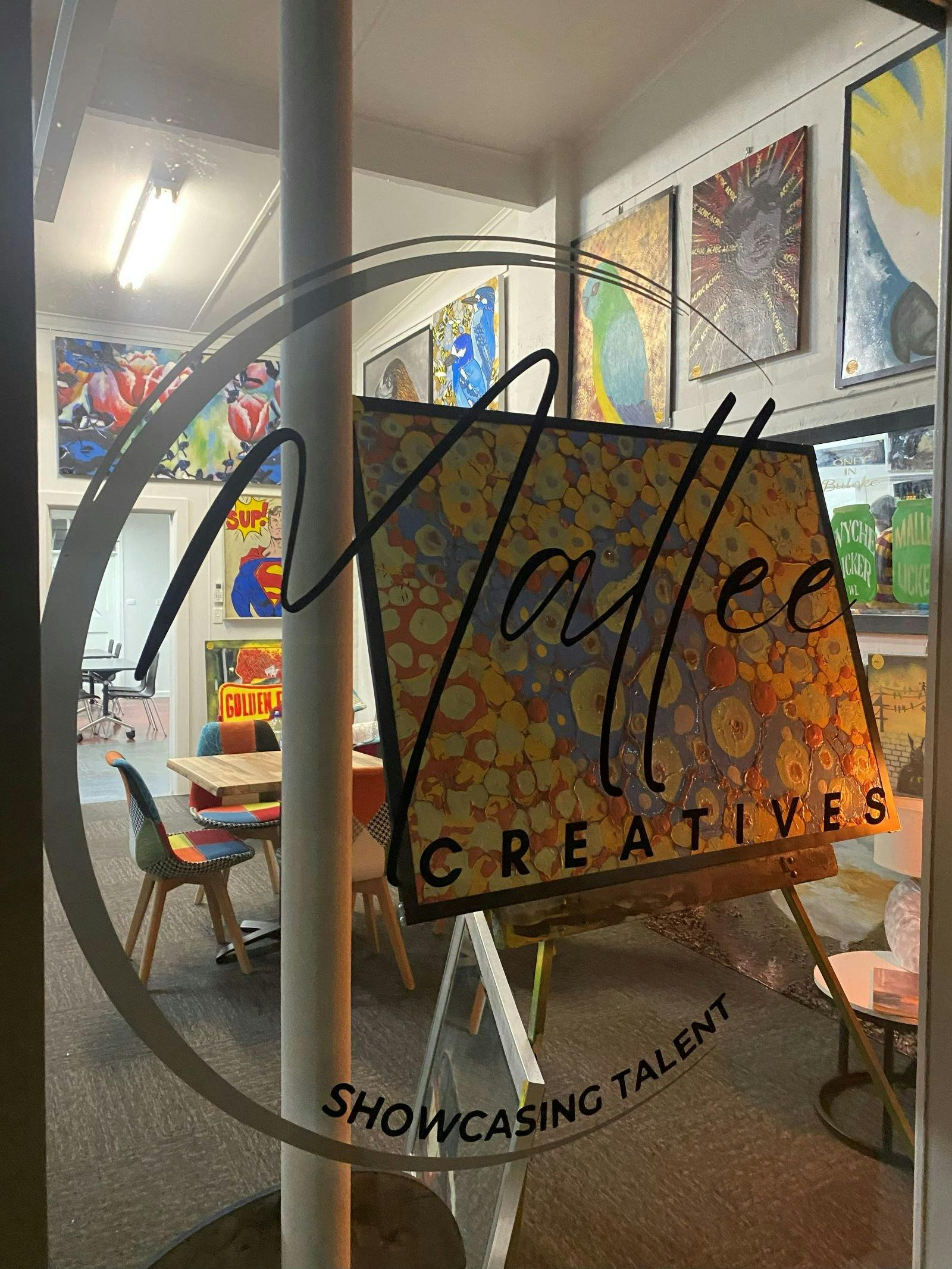Mallee Creatives front window