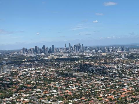Melbourne CBD and Westgate Bridge