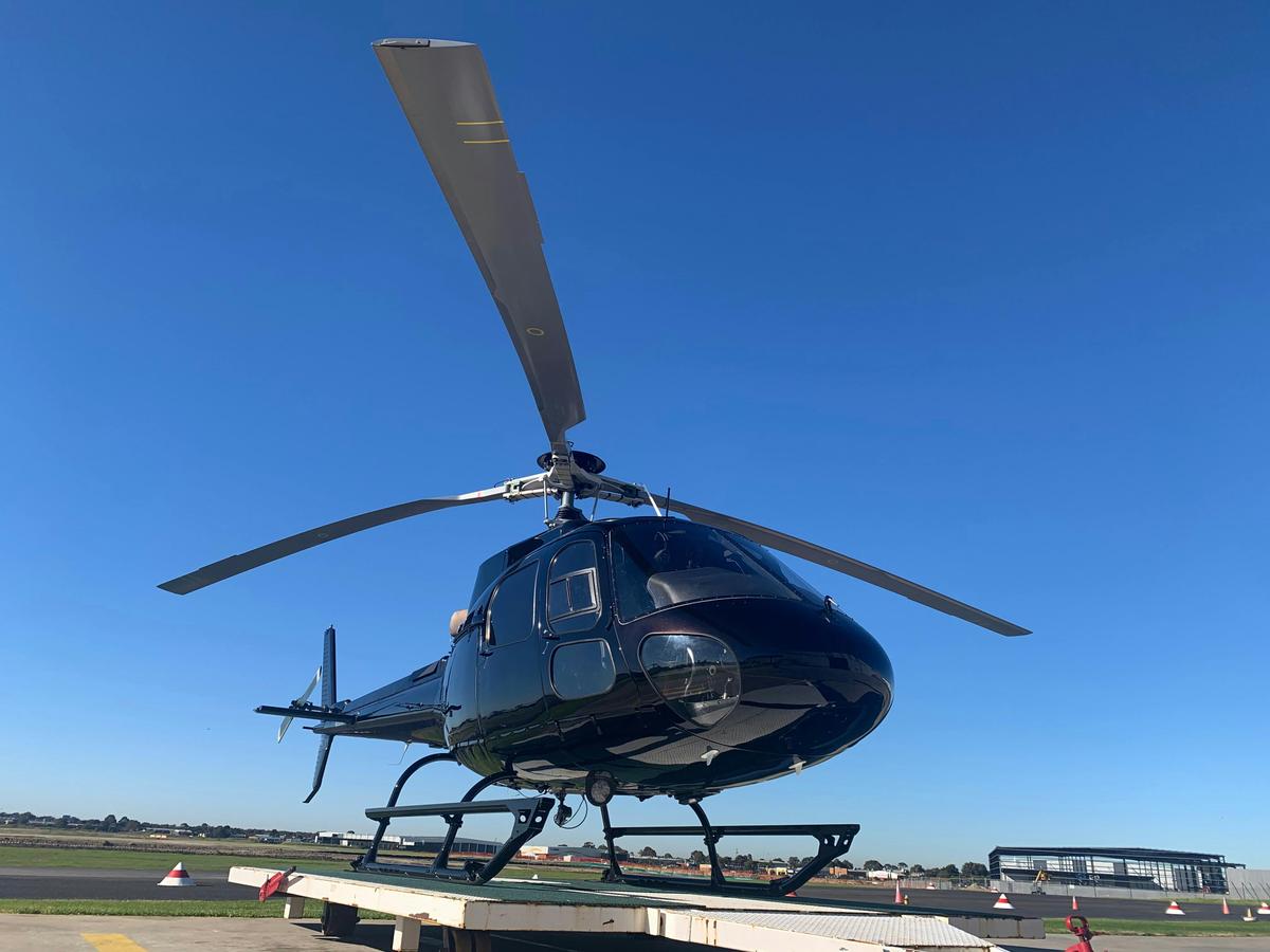 Melbourne to the F1 Grand Prix in Albert Park by Helicopter