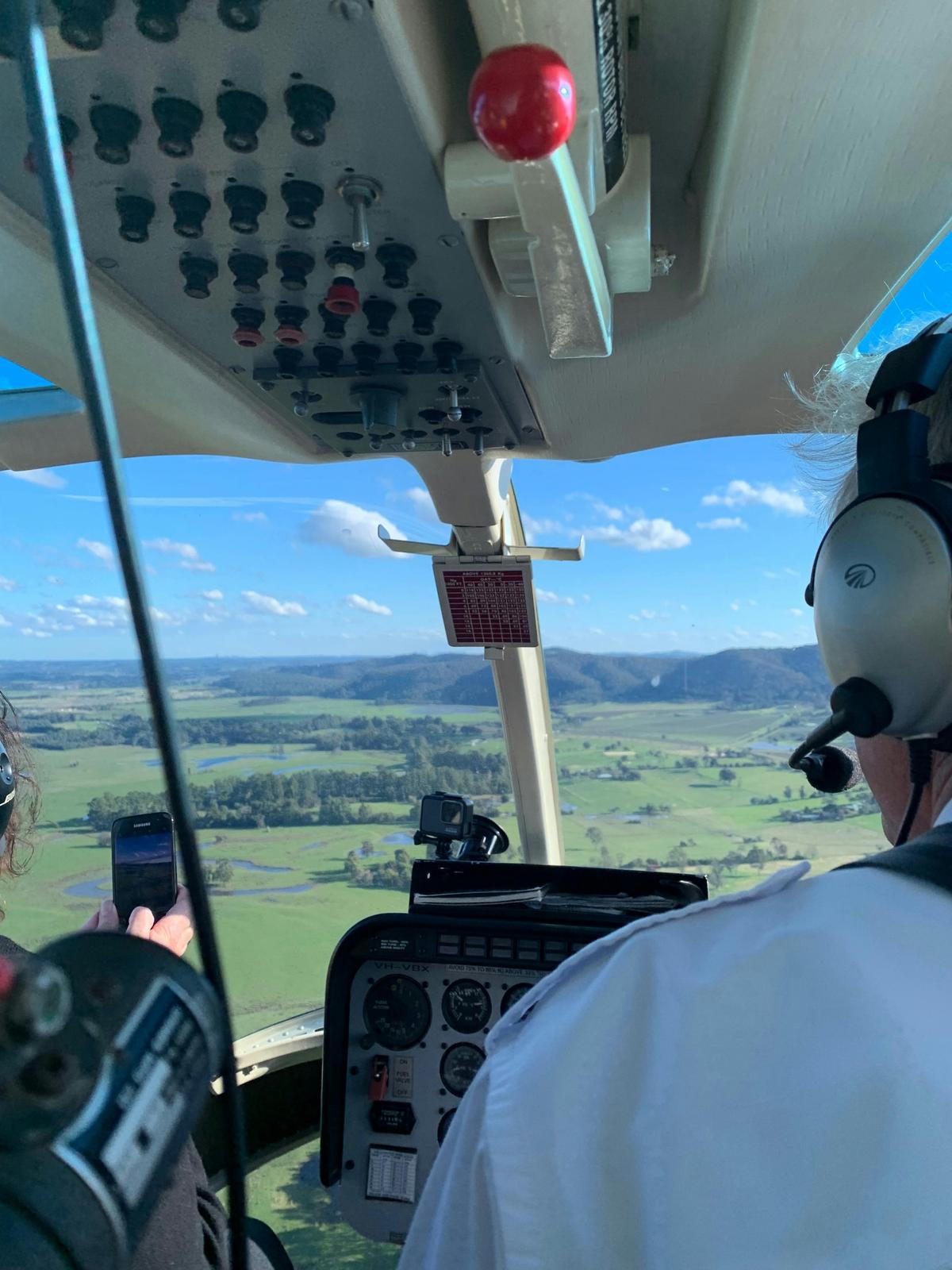 Helicopter views of the Yarra Valley