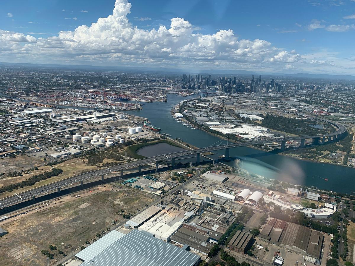 Westgate Bridge from afar