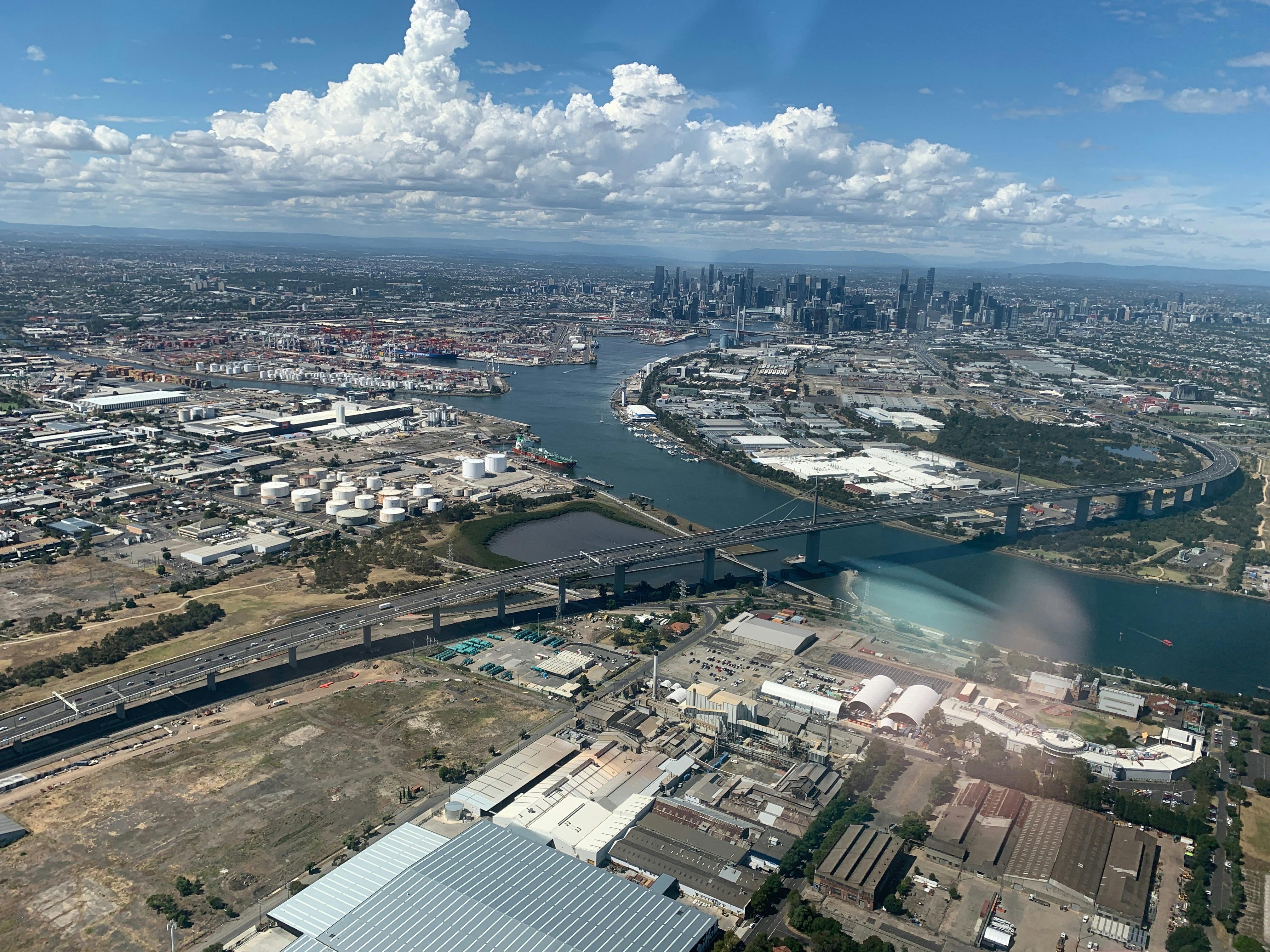 Westgate Bridge from afar