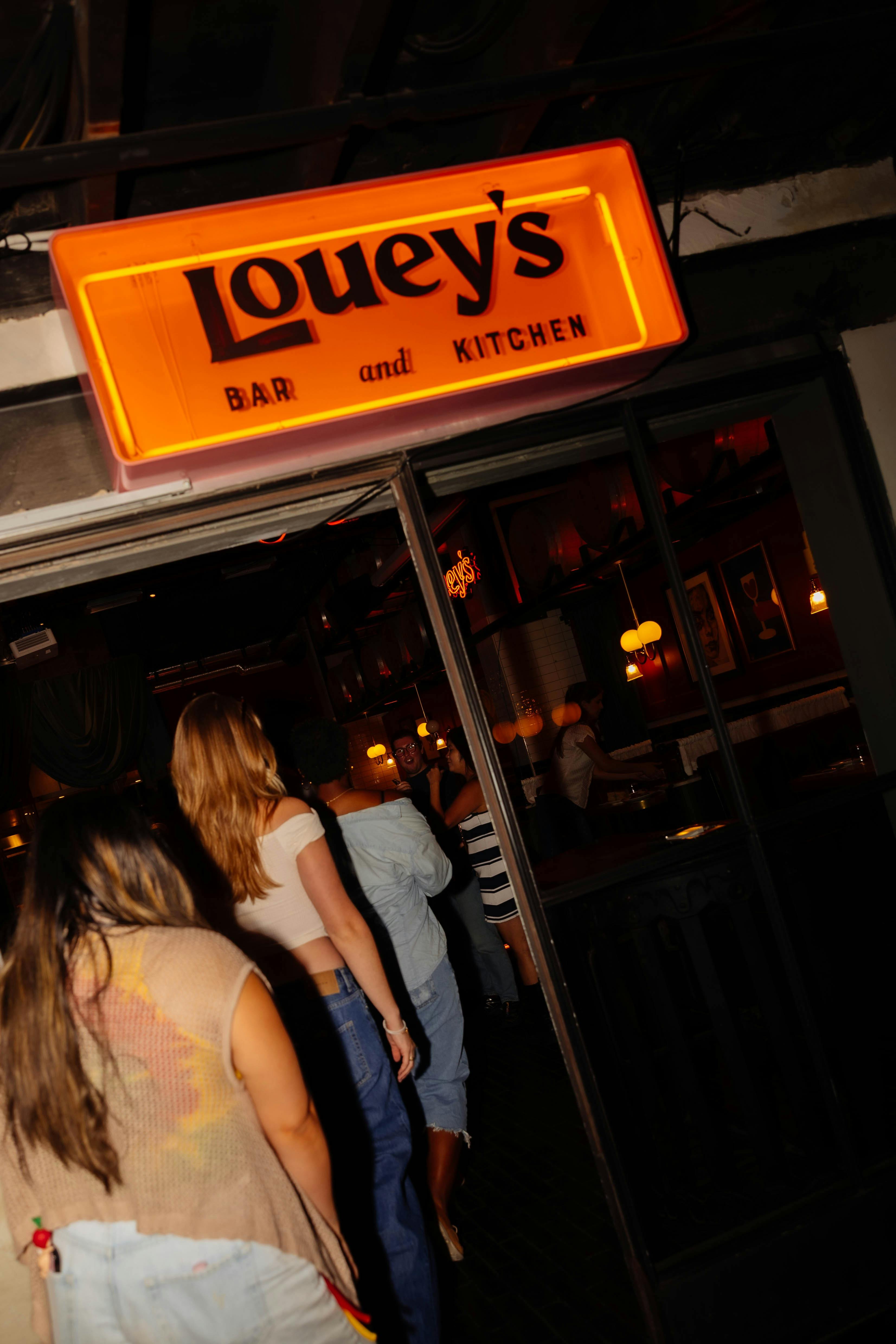 Louey's entrance inside the Espy