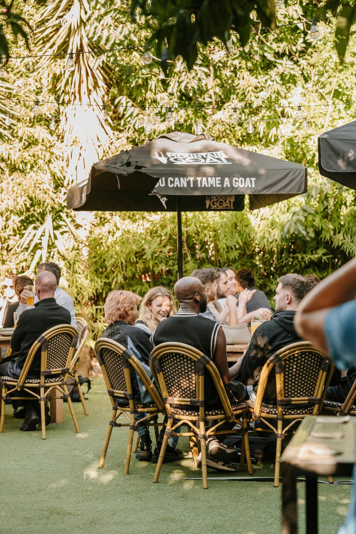 Beer Garden at Le Bon Ton