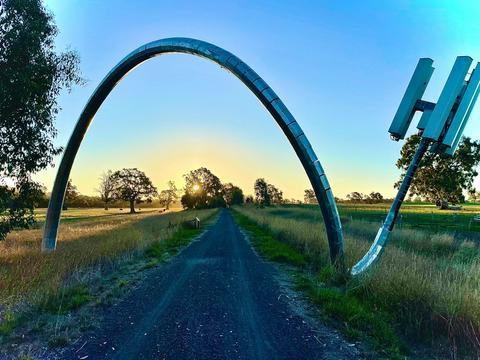 Responding - an art installation along the Great Victorian Rail Trail