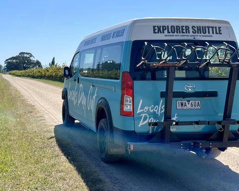 Locals Day Out van or bus will take you to your destination