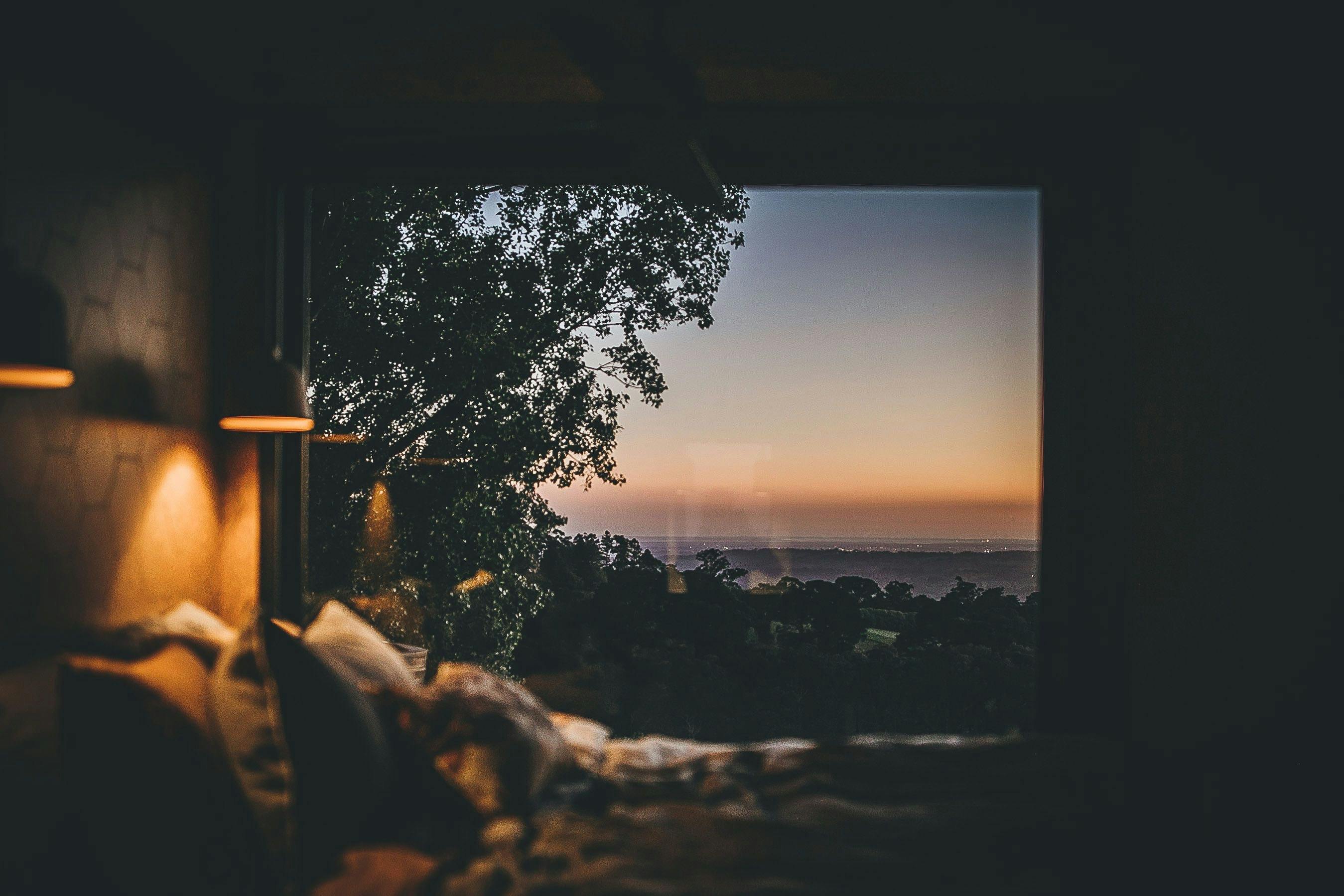Relax in the luxurious king bed