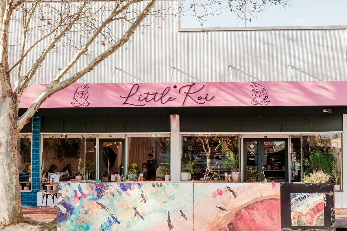 Exterior of the cafe from the street