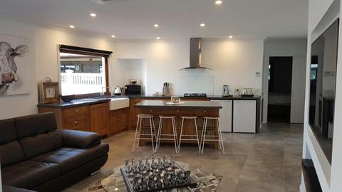 Self Contained Kitchen and lounge area