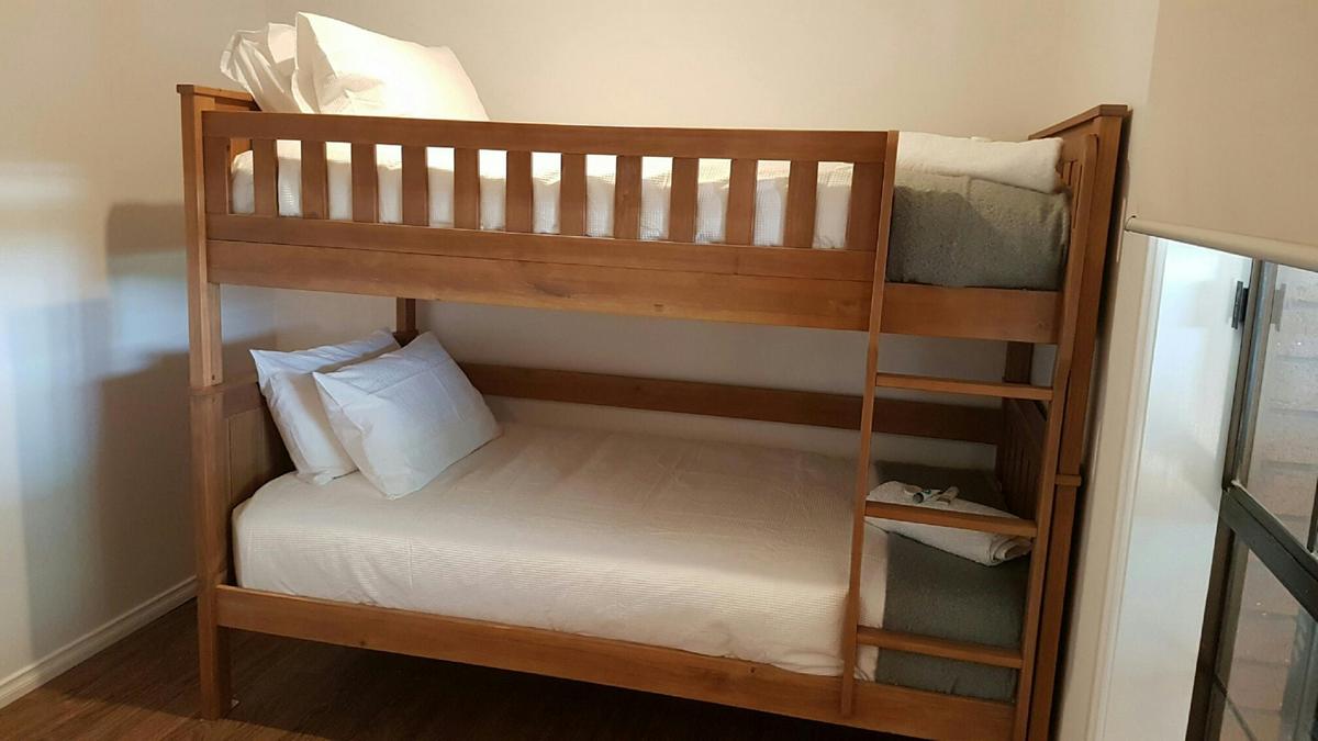 Bedroom 2 Bunk Beds and Double bed