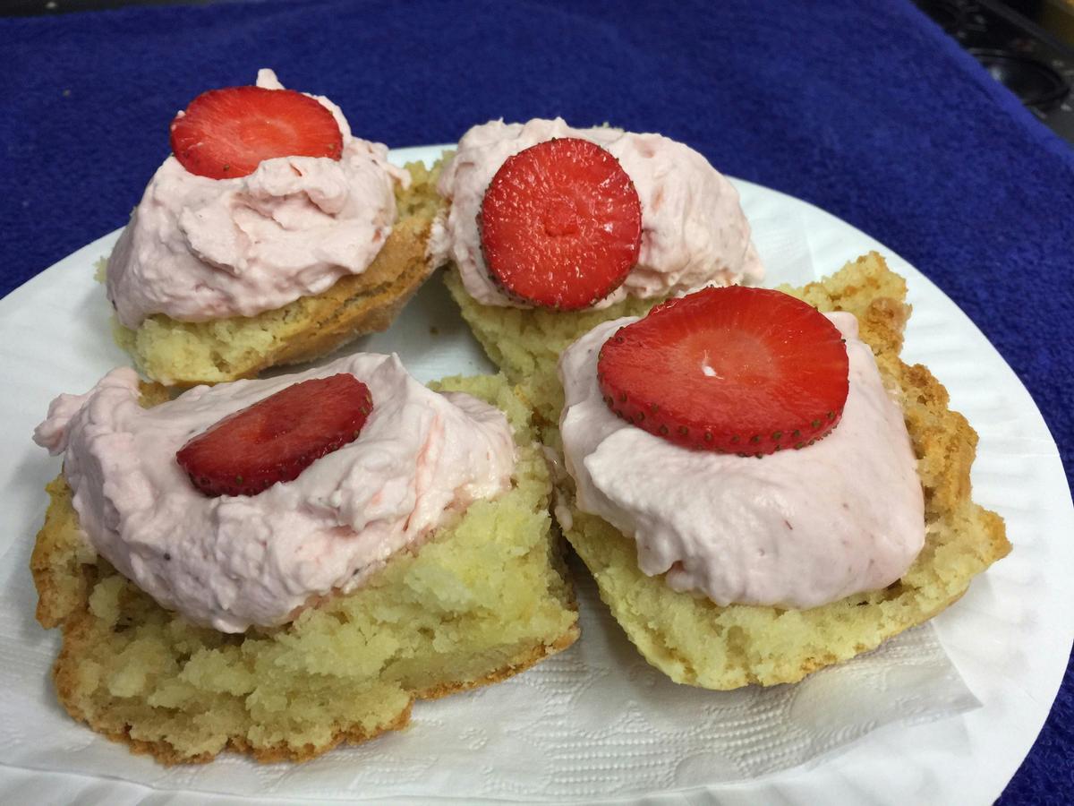 Scones baked on board as part of your cruise