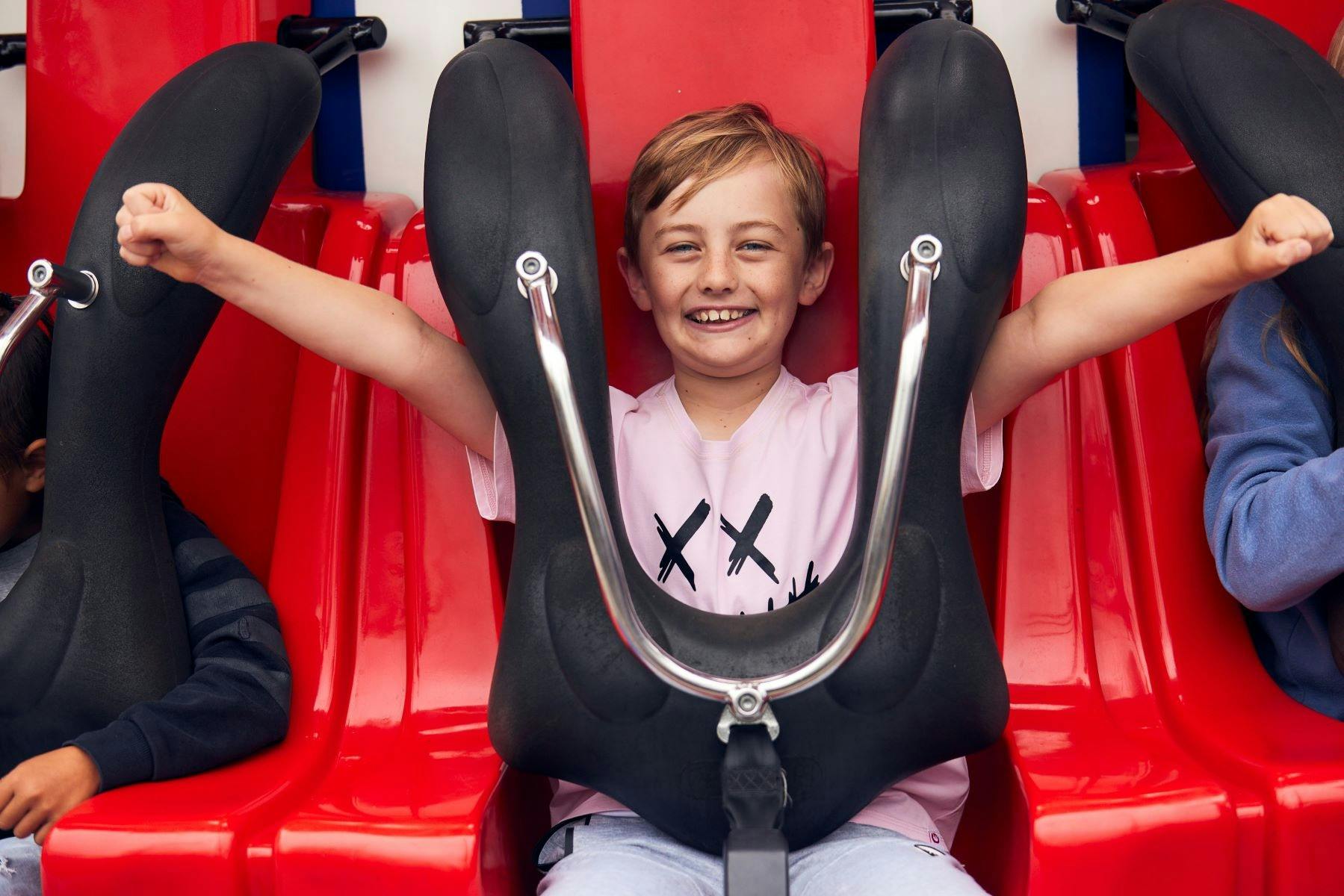 Kid on Coney Drop Luna Park