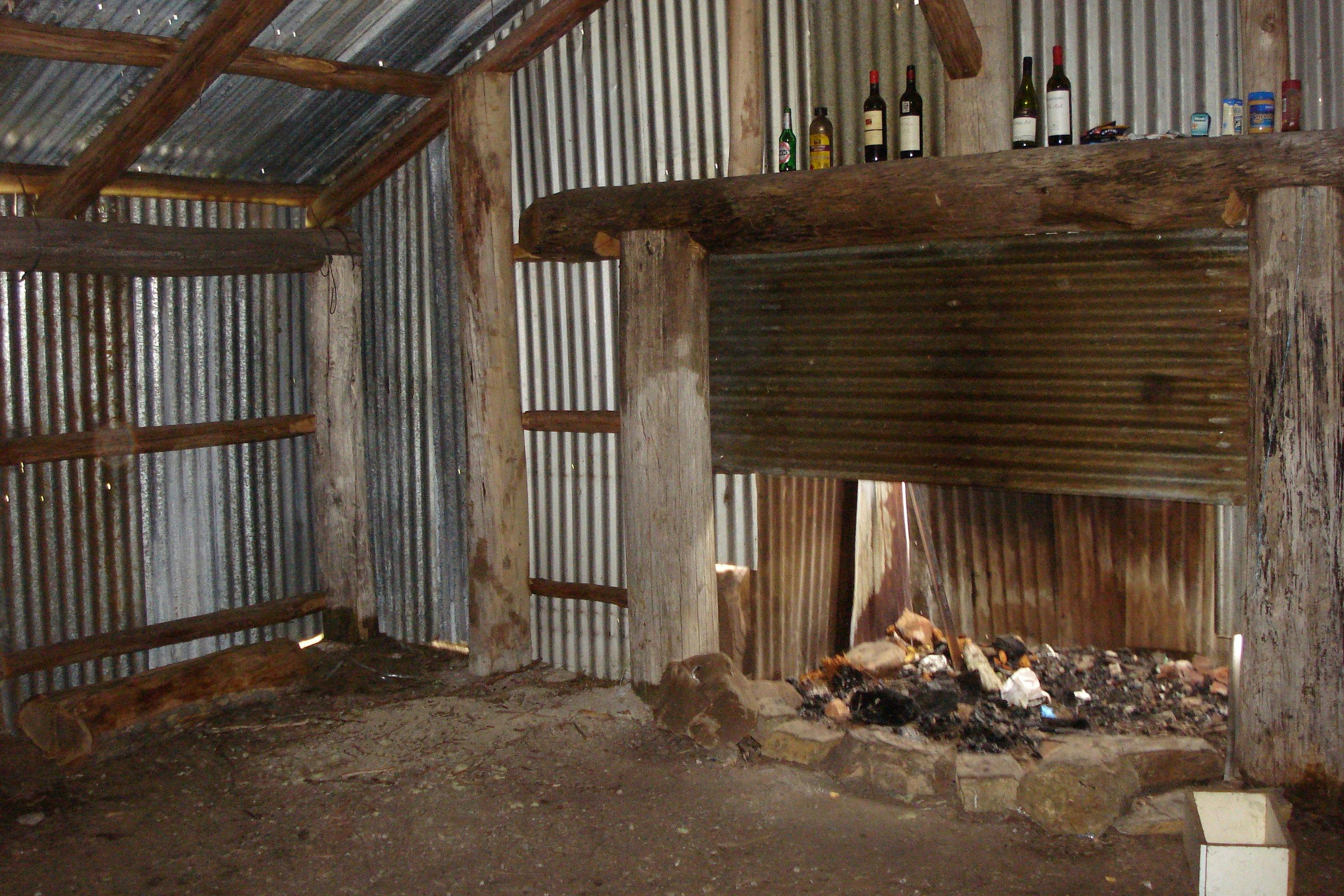 Lovicks Hut inside