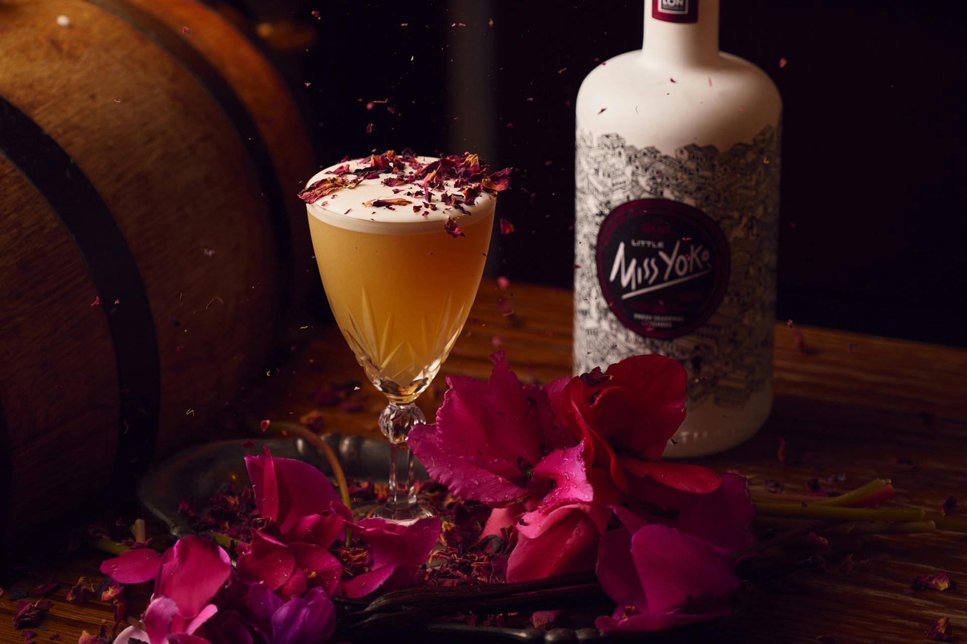 Miss Yoko Elderflower Sour Cocktail