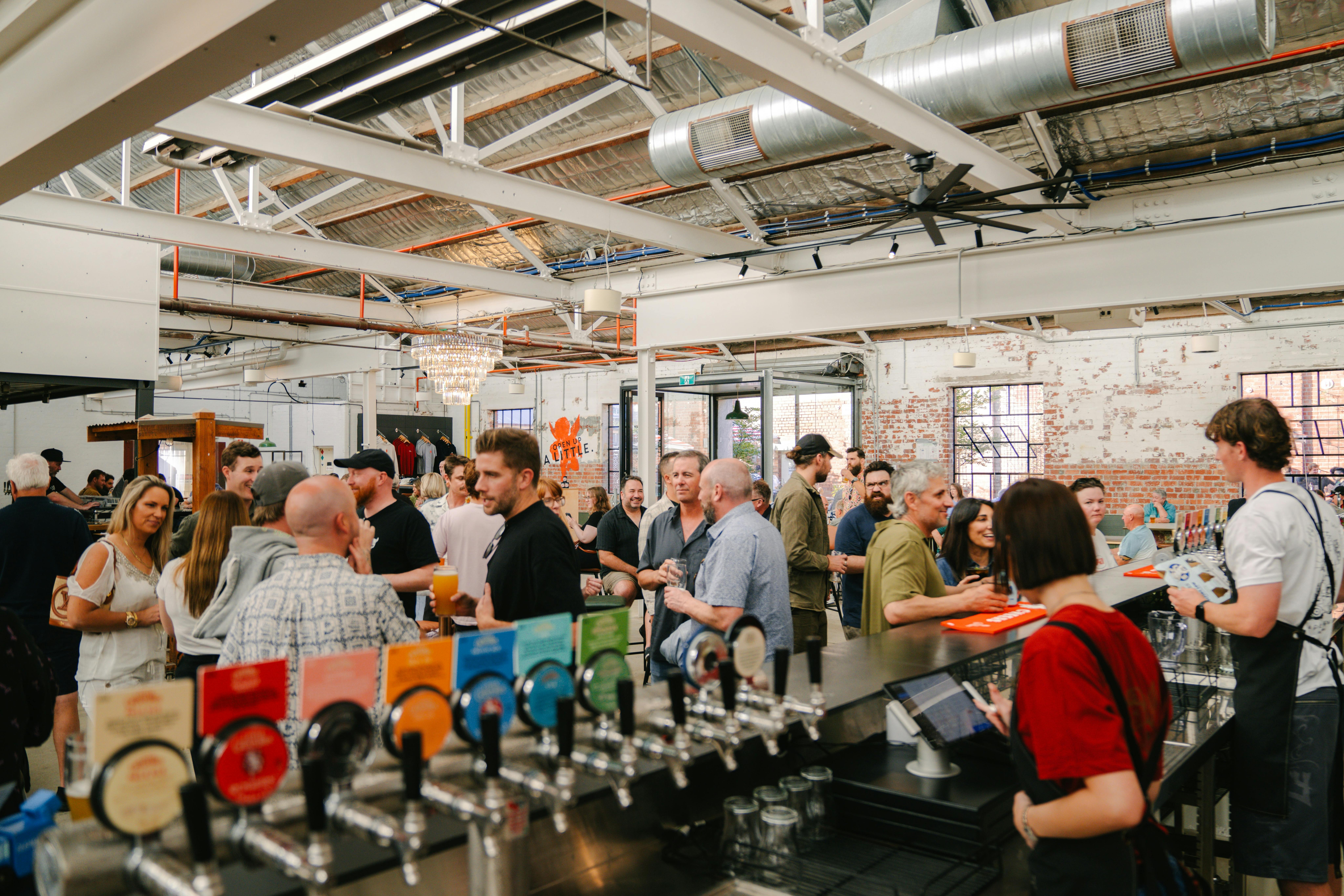 Full venue from behind bar