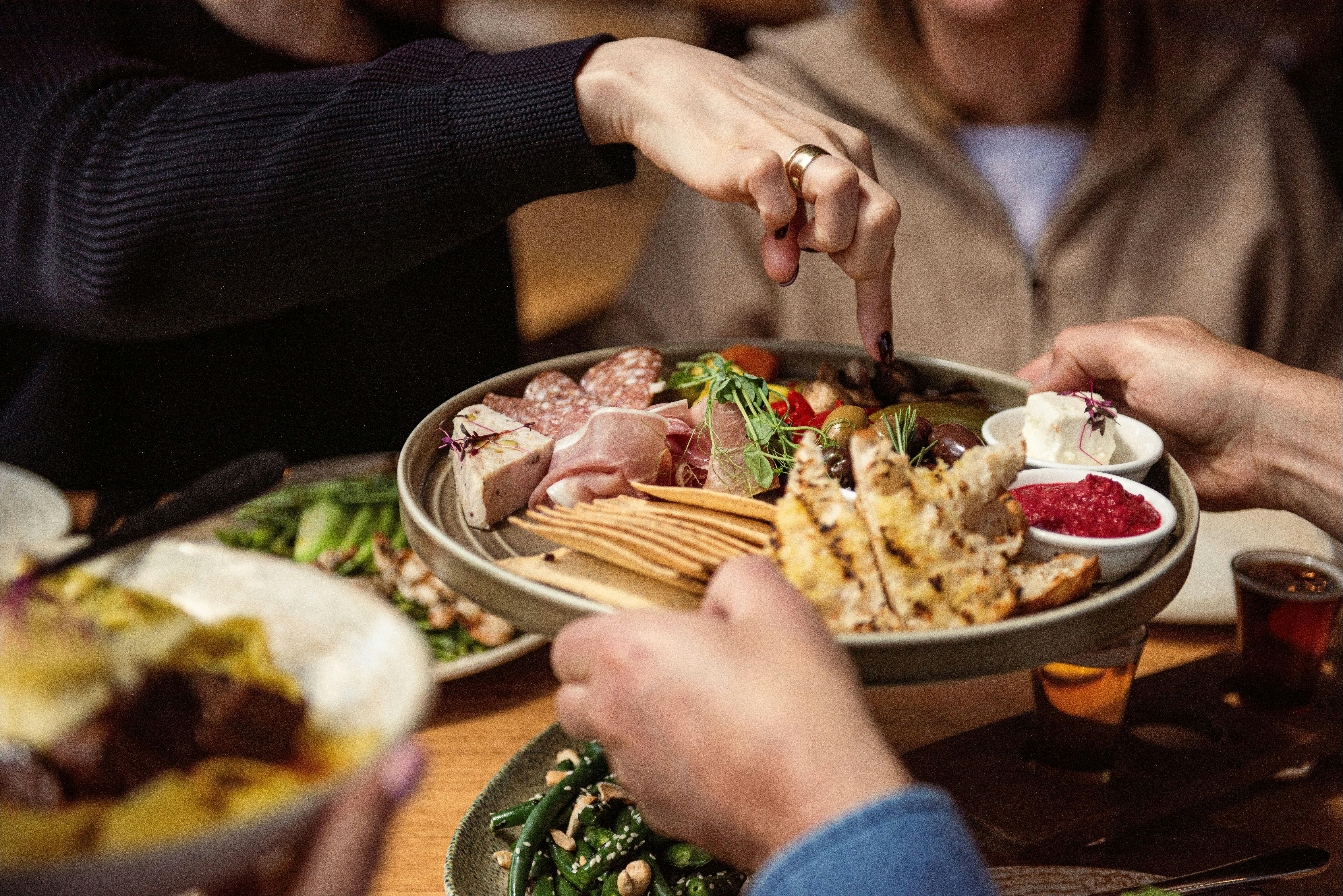 Grazing platter at Lost Watering Hole