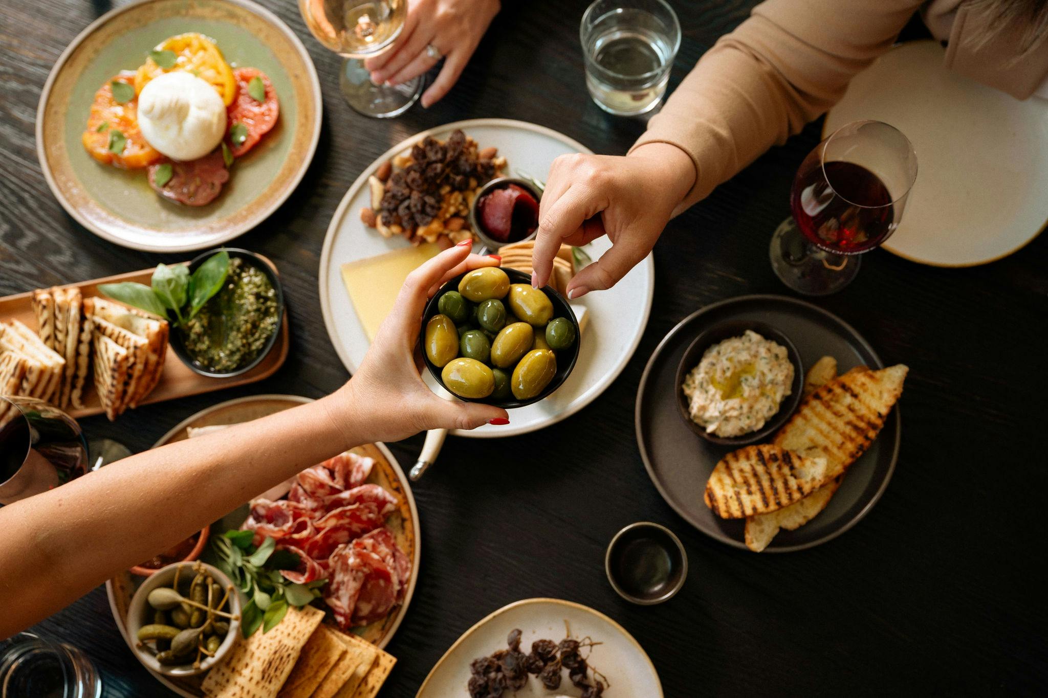 Sharing Platters placed on the table