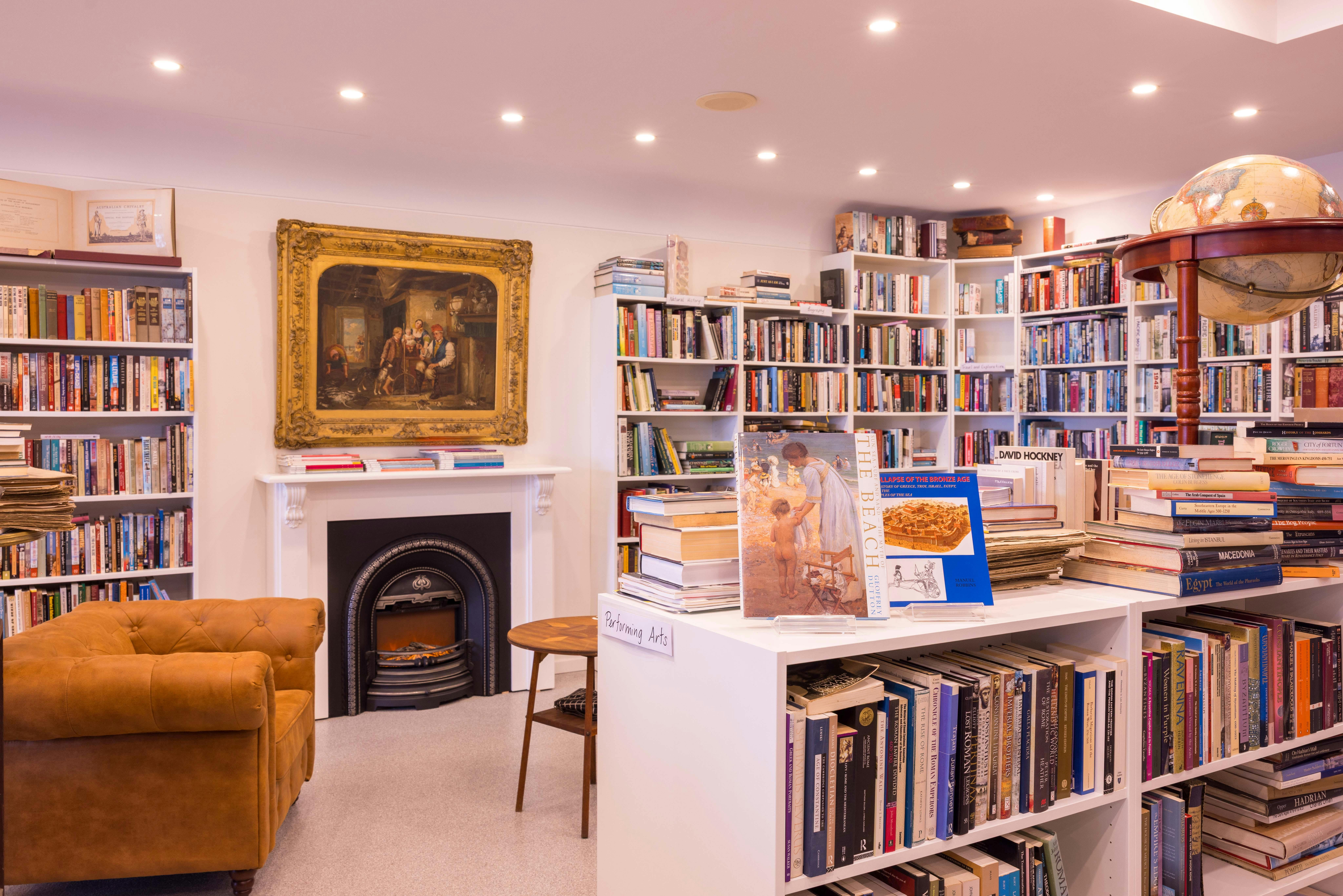 Main Room with Fireplace