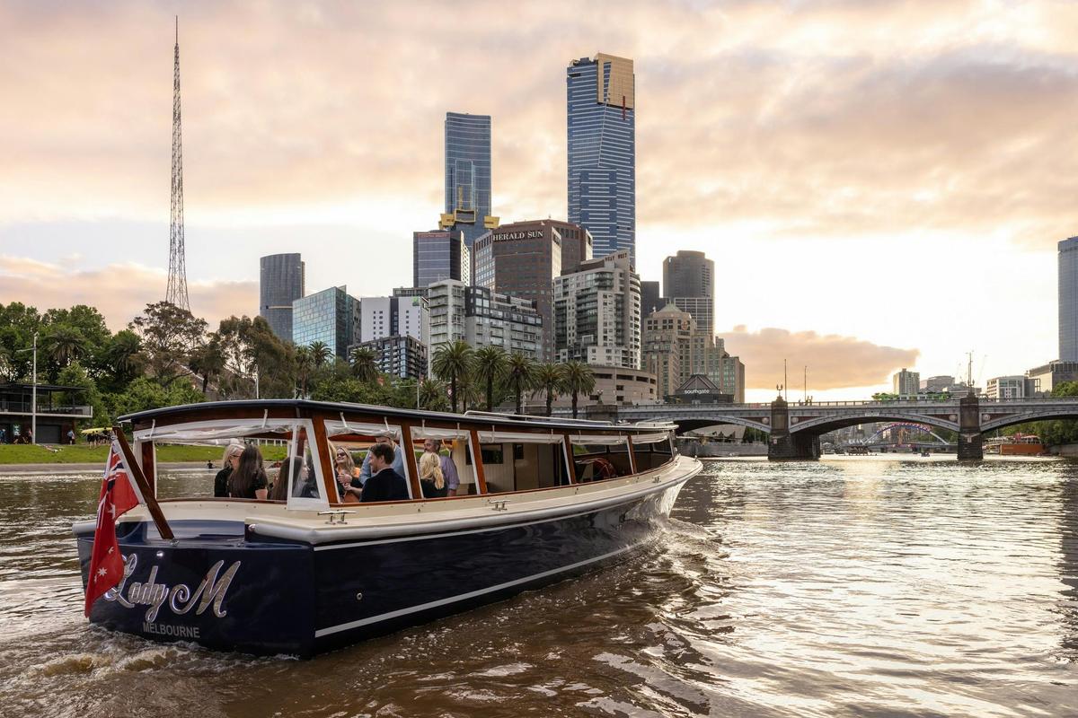 Enjoy a sunset cruise on the Yarra River Melbourne