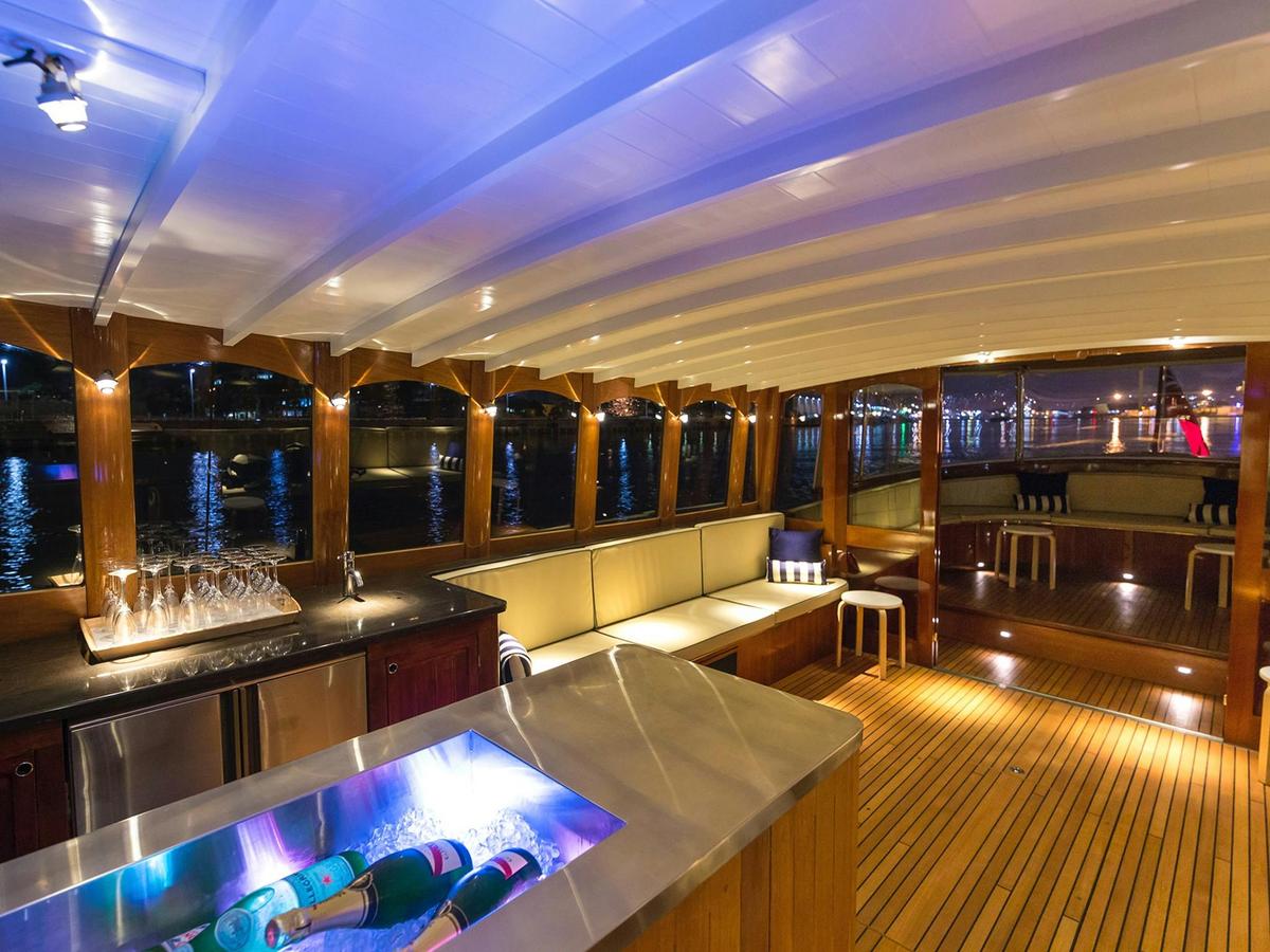 Melbourne charter boat interior