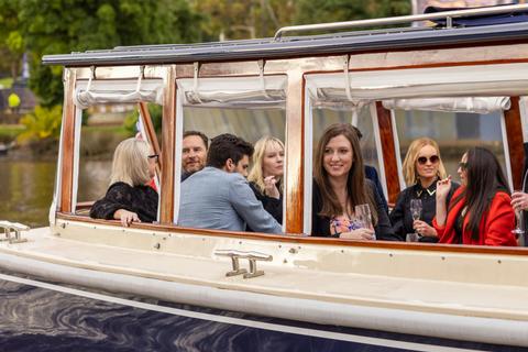 Guests having fun cruising the Yarra River