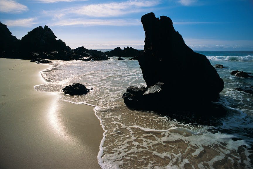 Coastal rock formation at Mallacoota
