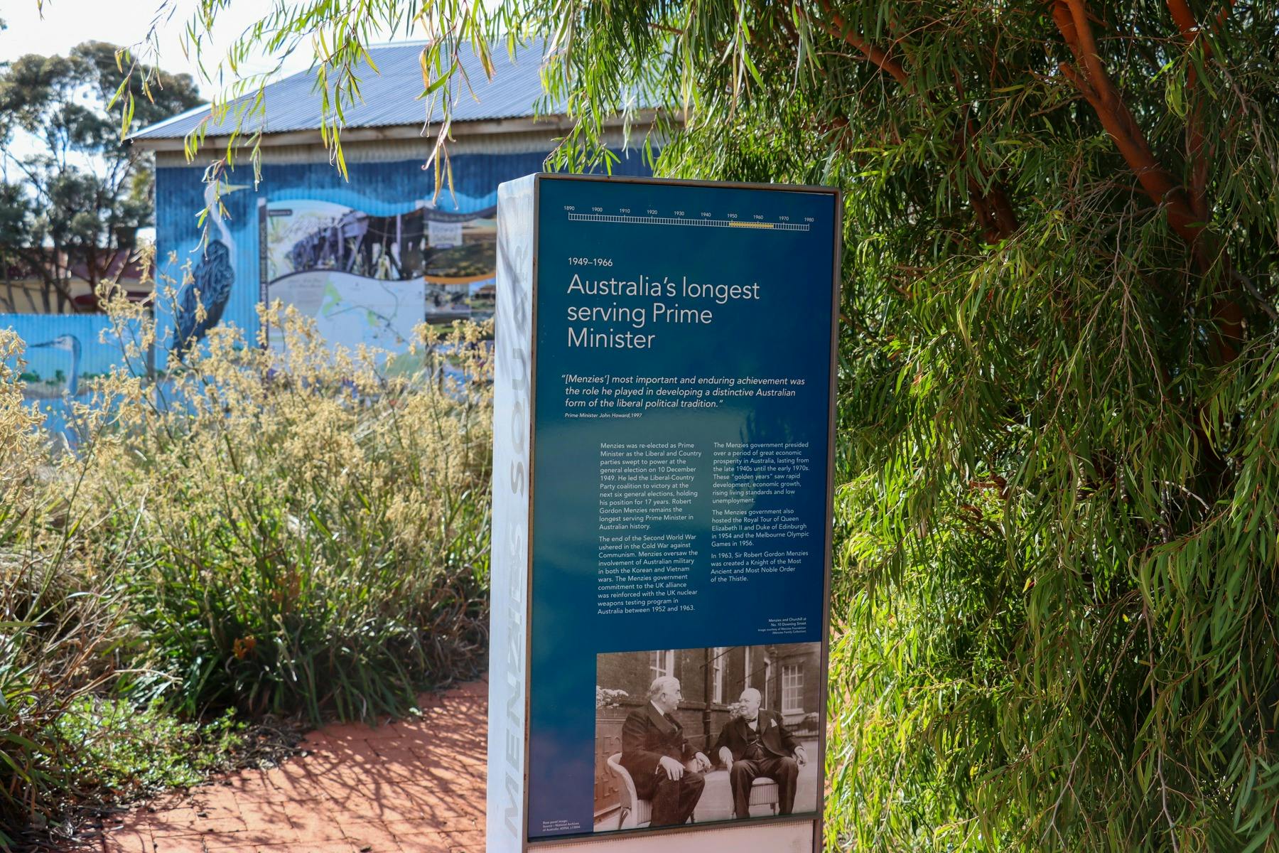 Menzies Square interpretive signage