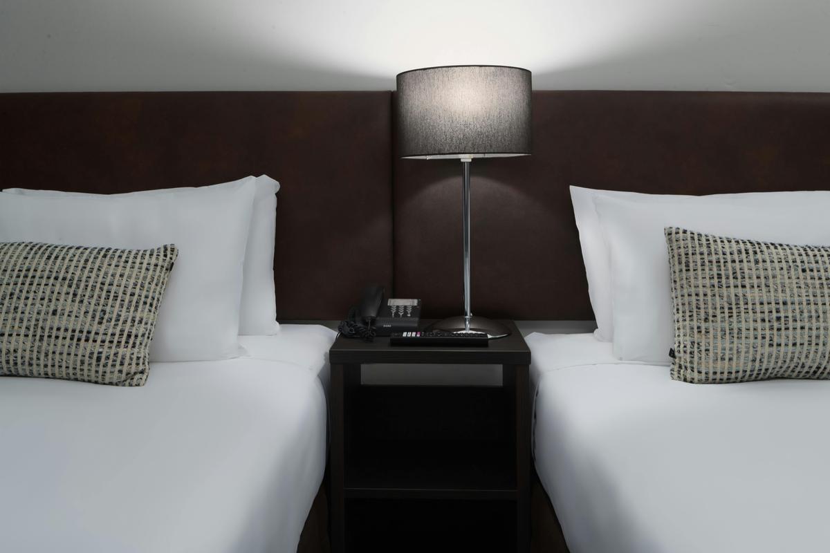 Bedside table with USB/USBC charging port