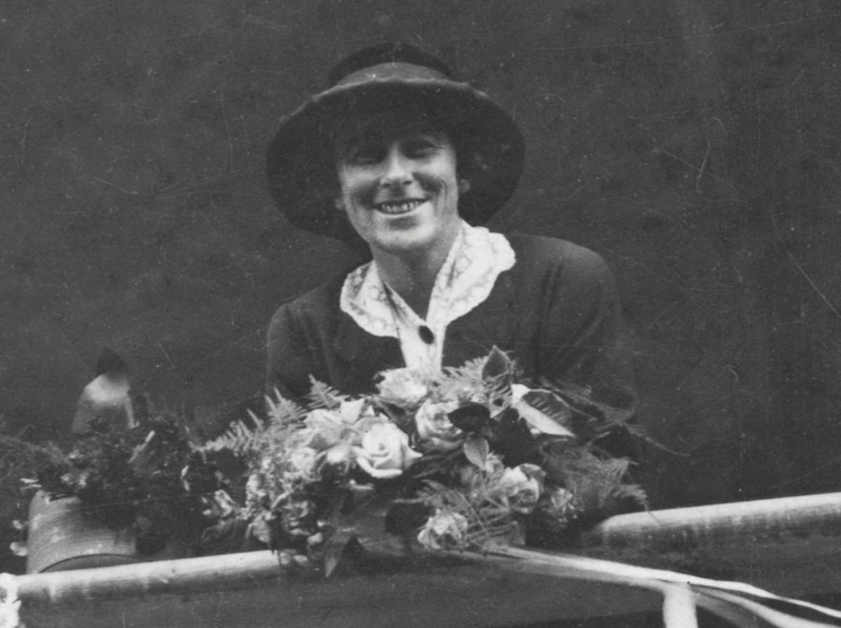 Dr Mary Glowrey aboard the Orsova, January 1920