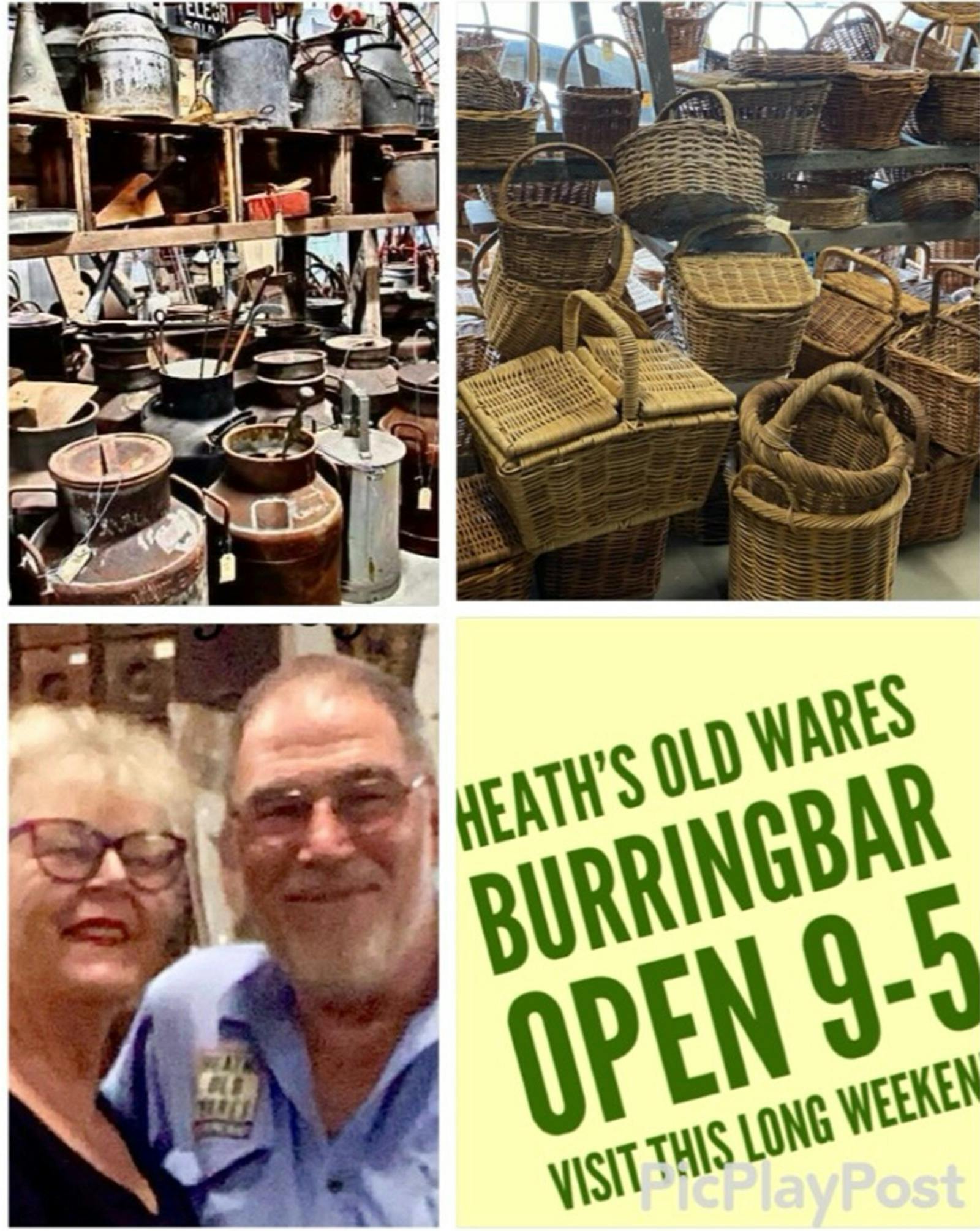 Ross & Eva Heath open 7 days including long weekends!!