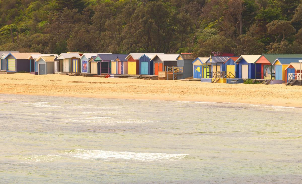 Beach Boxes at Mills Beach