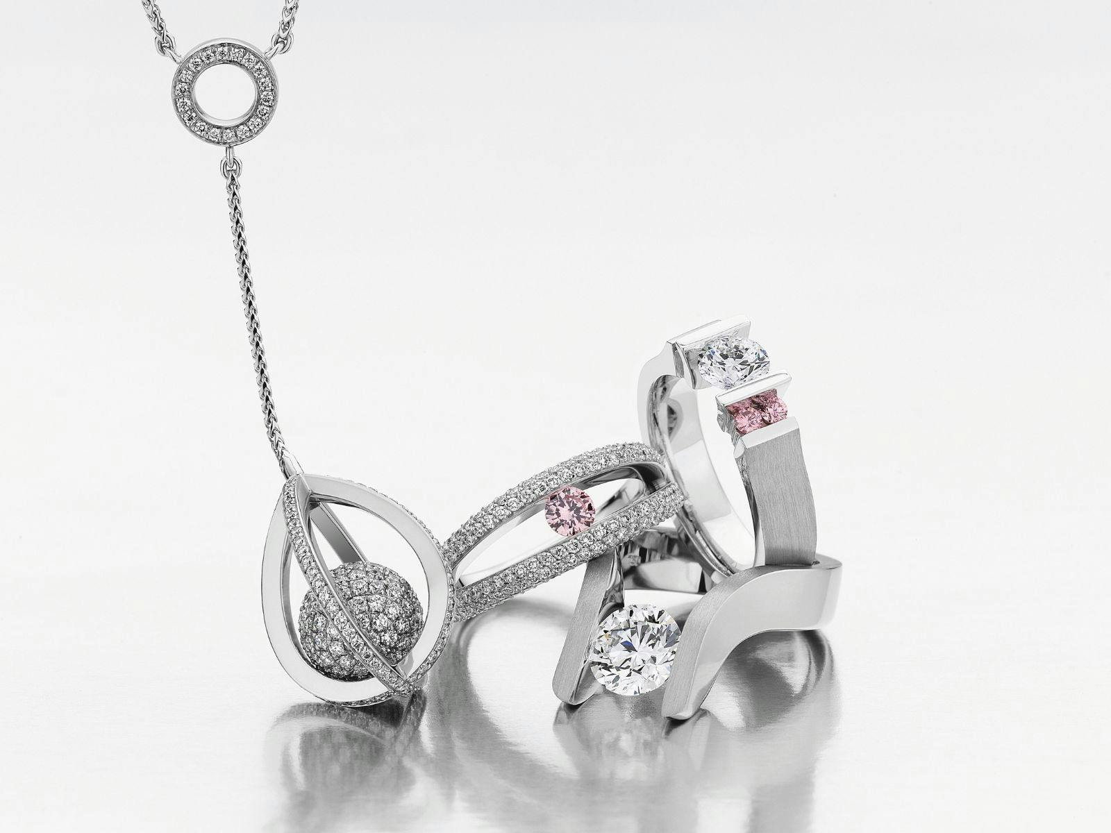 An array of unique MDTdesign Jewellery