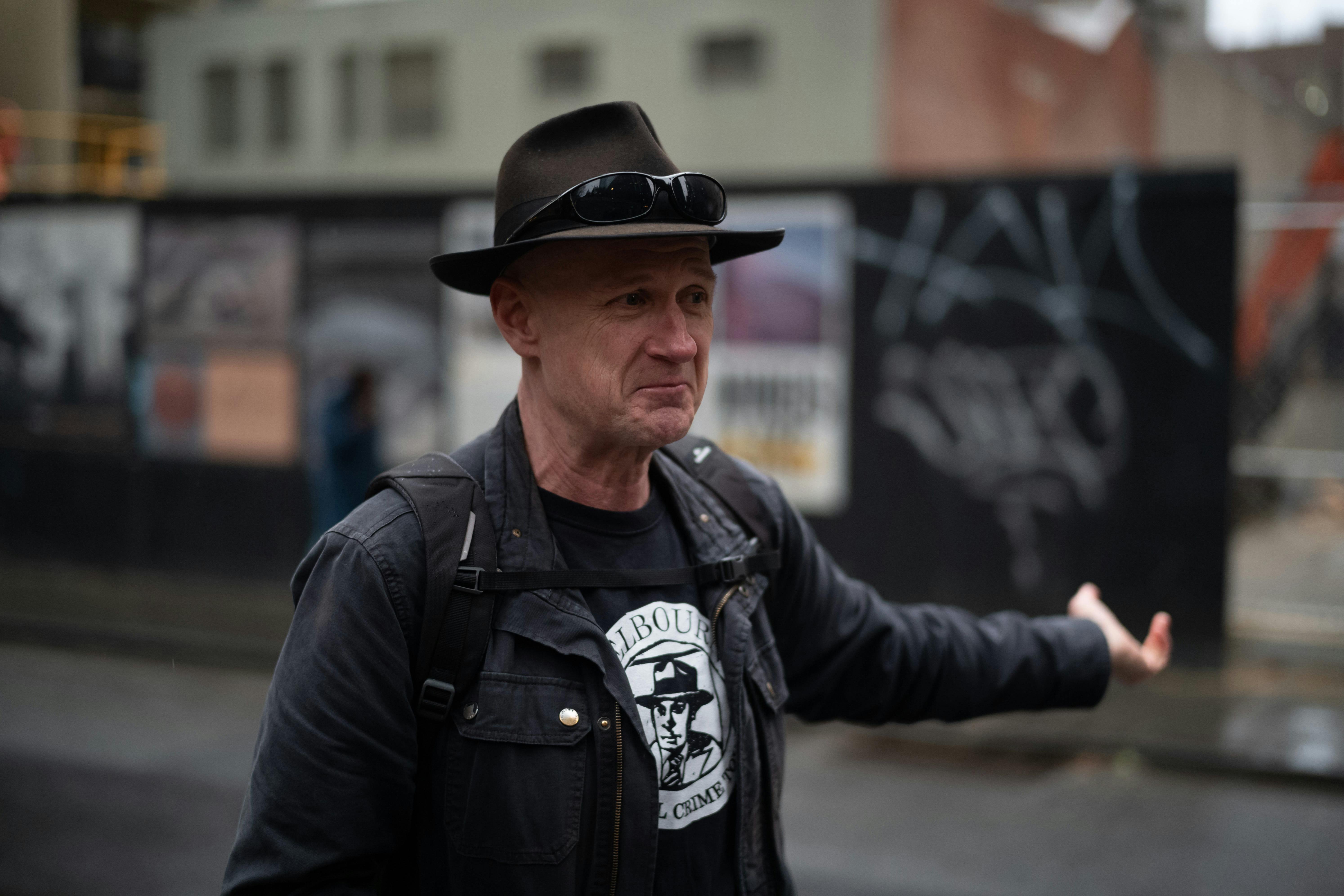 Night tour with projector