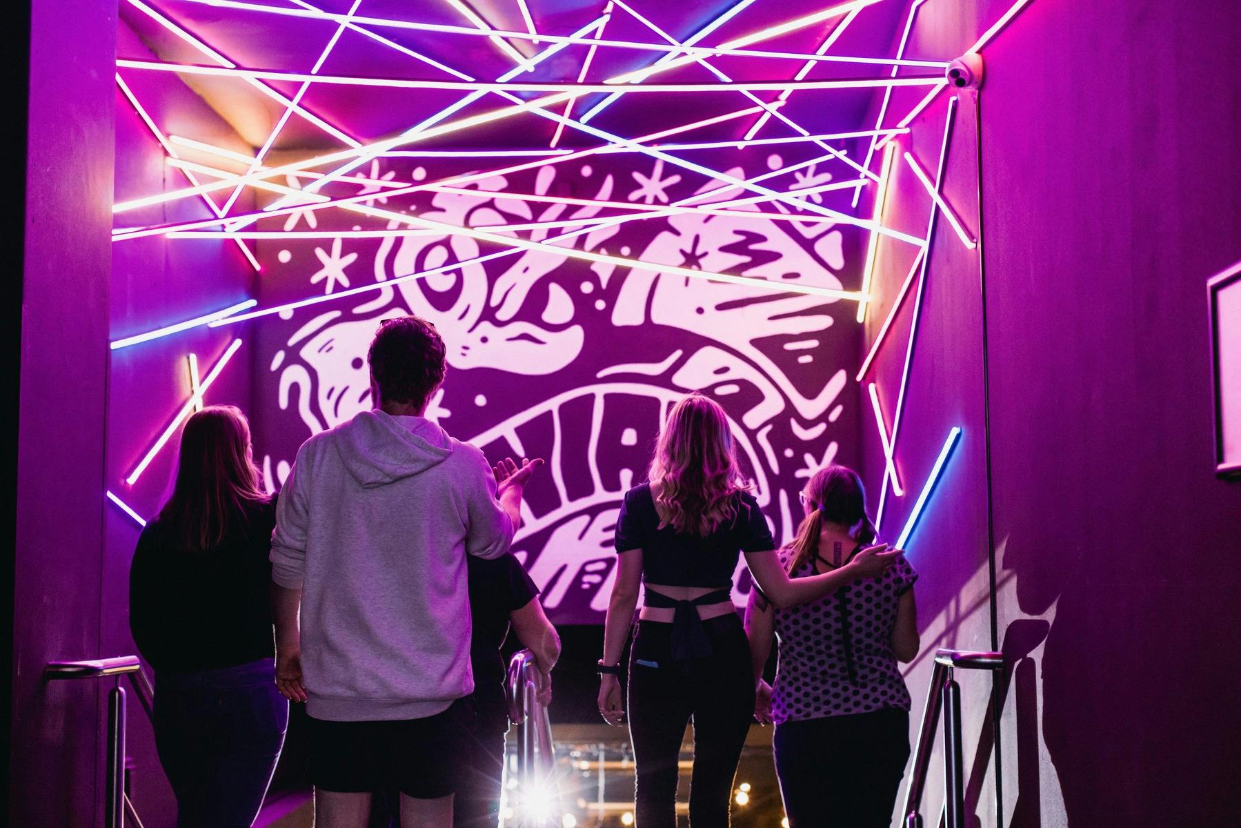 MANIAX Axe Throwing in Melbourne Entrance