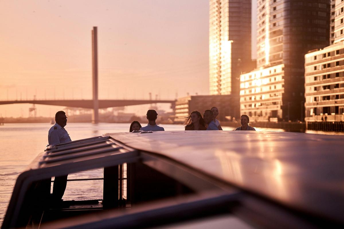 Melbourne River Cruises Ports & Docklands Sightseeing Cruise Sunset