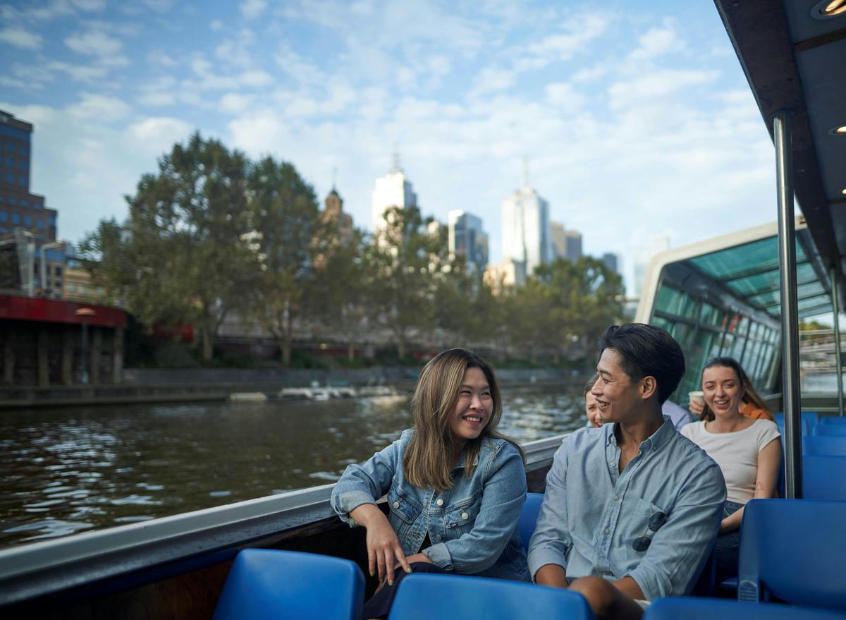 people on a cruise in melbourne