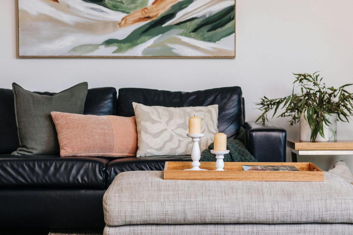 Terrace townhouse living area