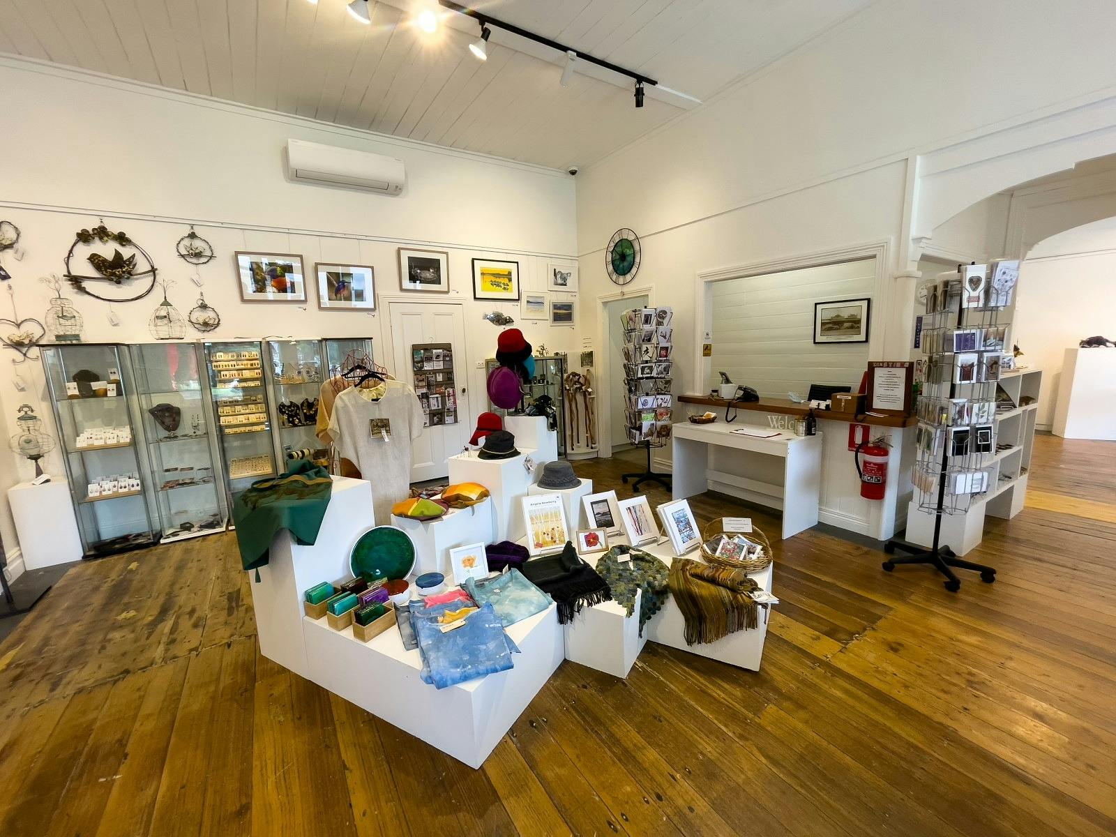 Shop interior featuring many colourful itema on display