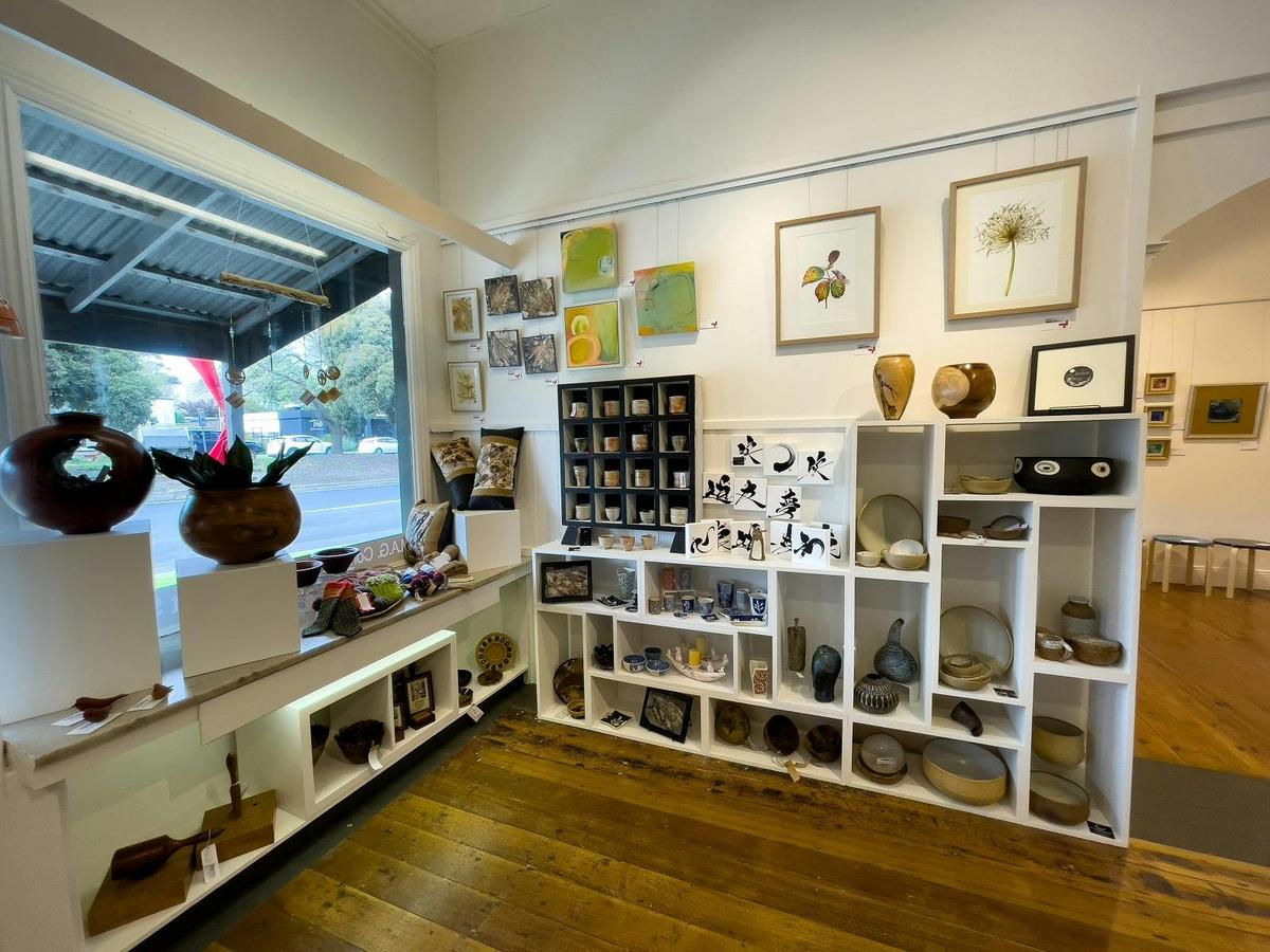 Shop interior featuring many colourful itema on display