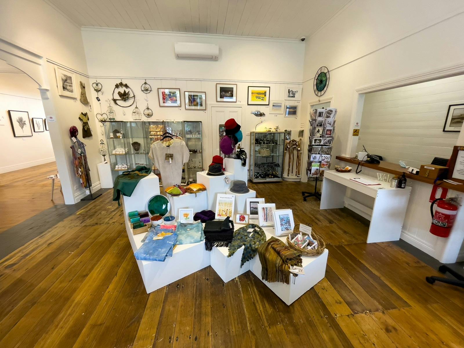 Shop interior featuring many colourful itema on display