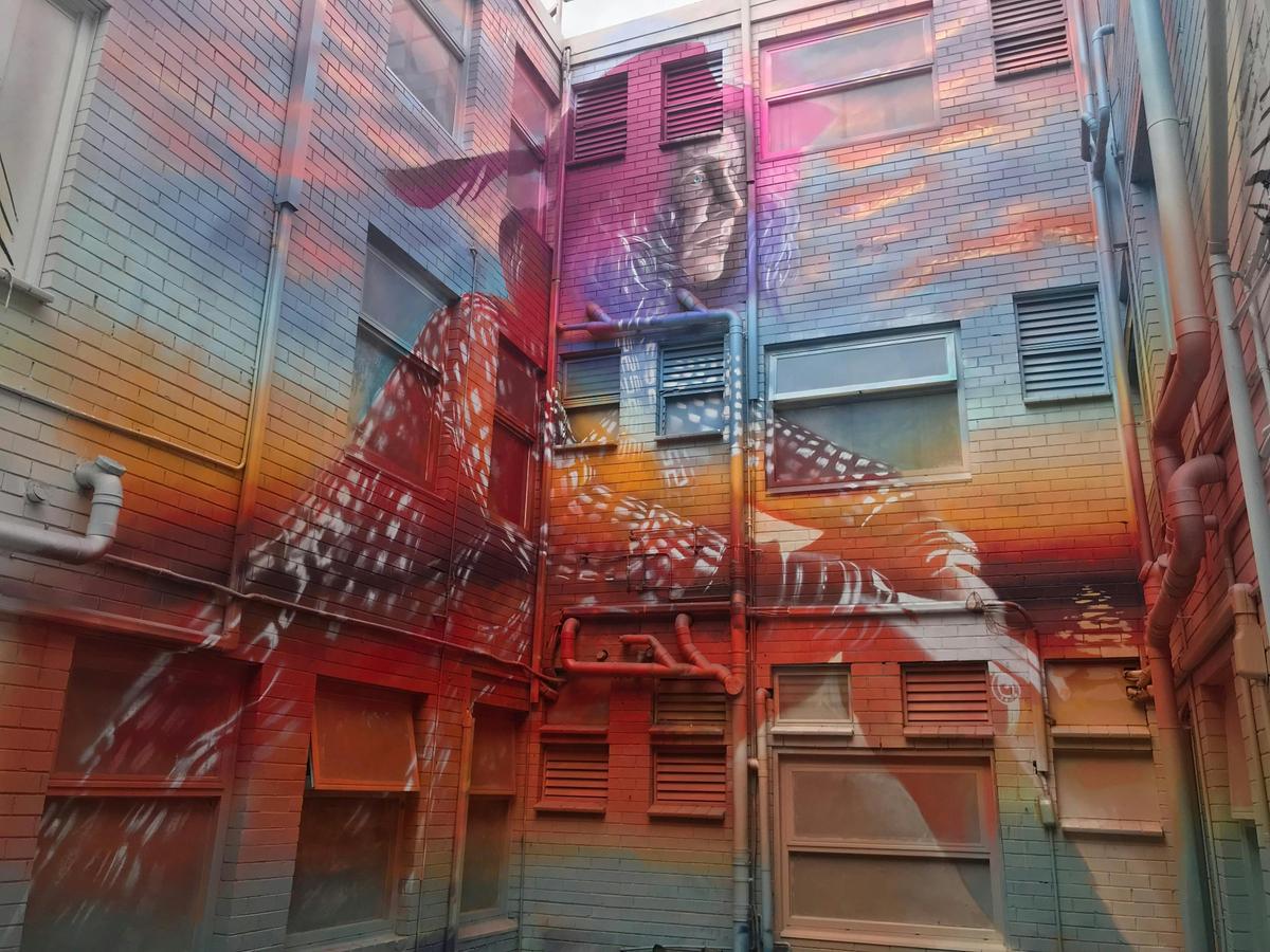 Courtyard Mural