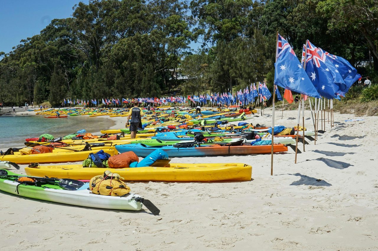 Adventure Race on Huskisson Beach