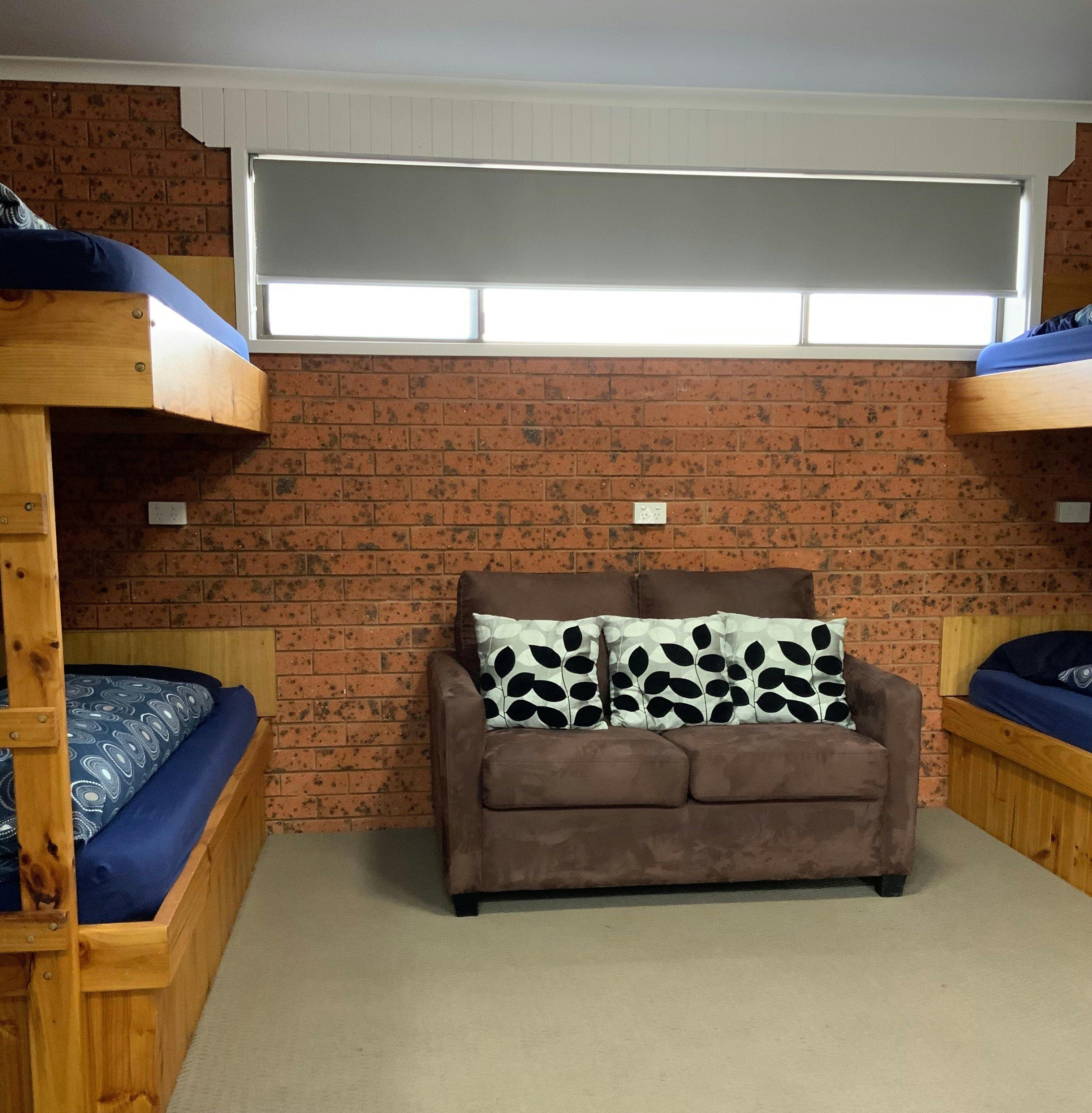 Bunk Beds Renovated Family Room